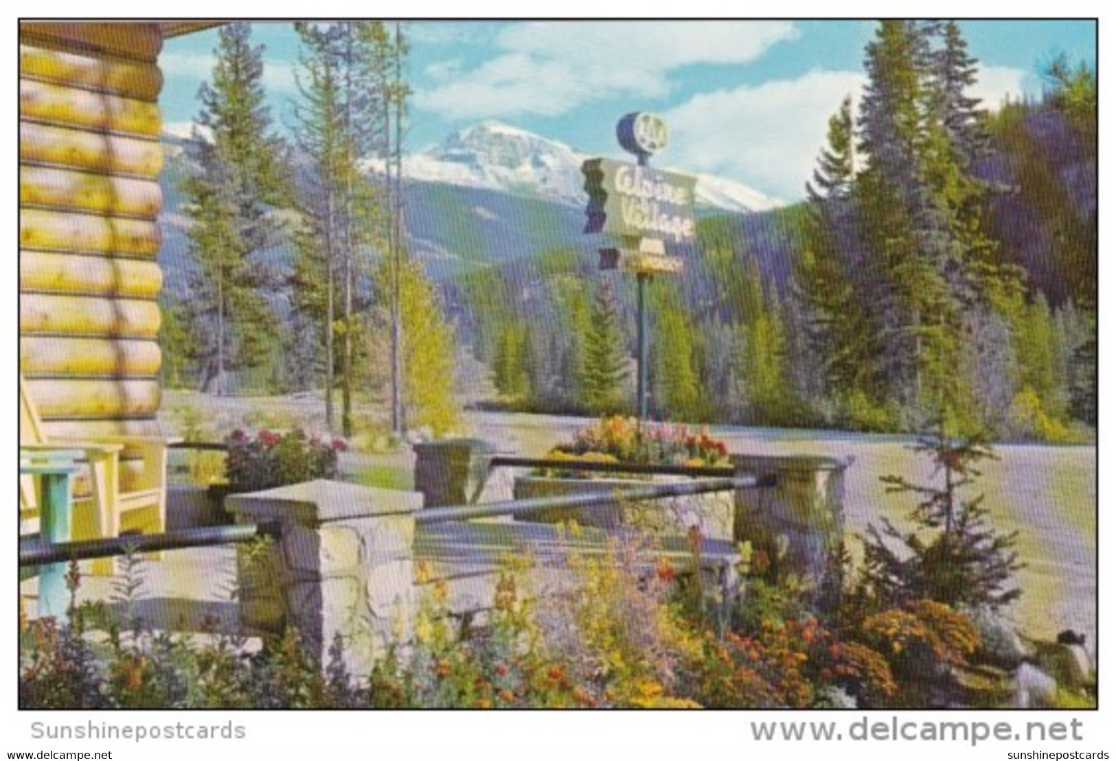 Canada View Of Mount Tekarra From Alpine Village Jasper National Park Alberta - Jasper