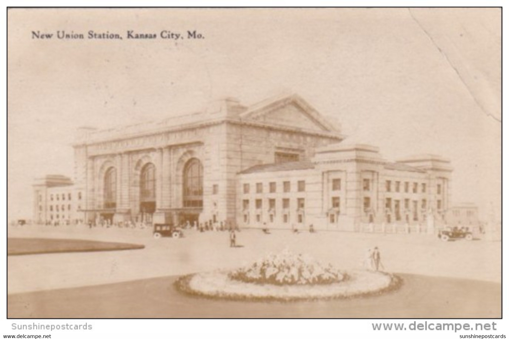 Missouri Kansas City New Union Station 1911 Real Photo - Kansas City – Missouri