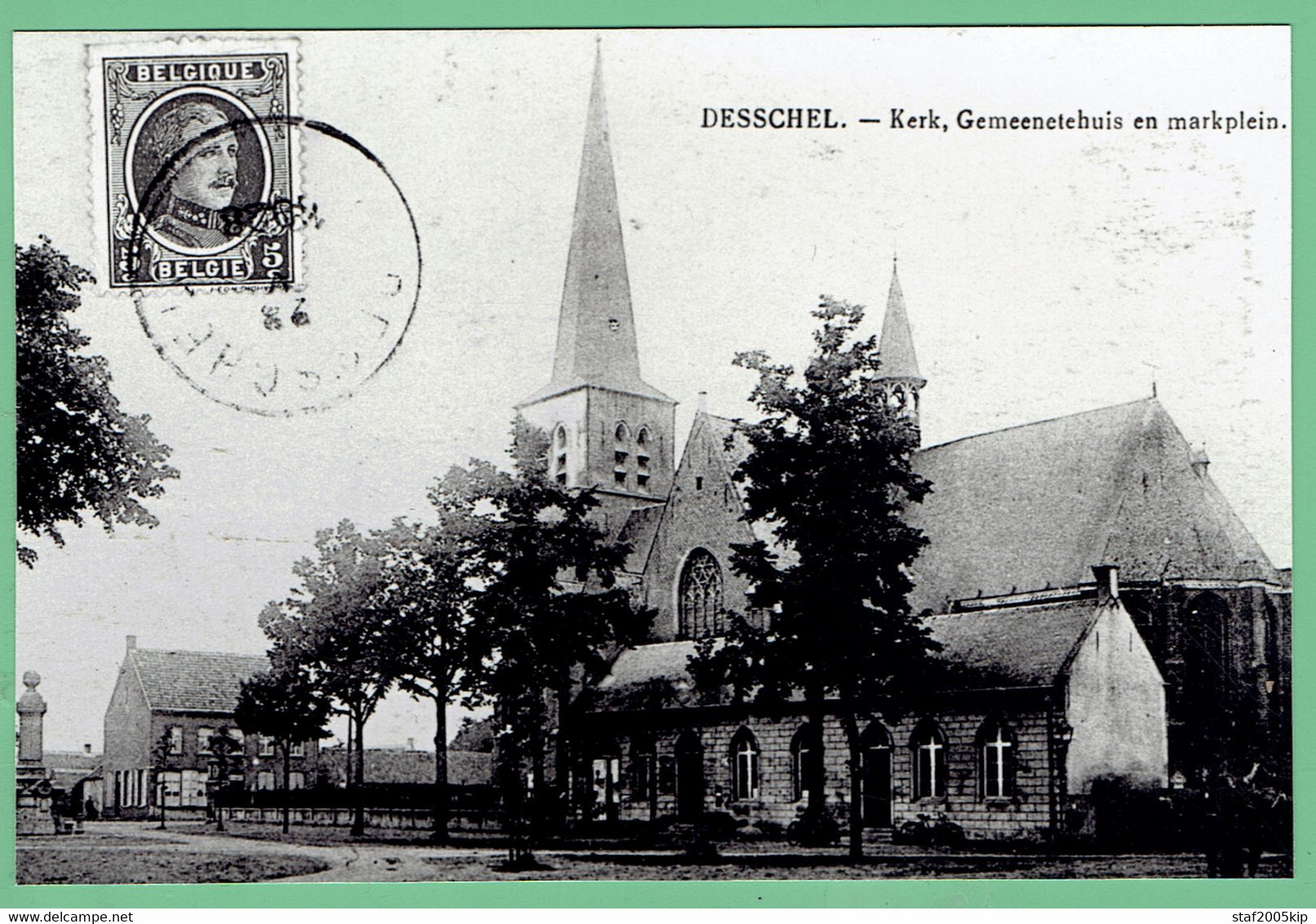 Desschel - Kerk,Gemeentehuis En Marktplein - Dessel - FOTO - Dessel