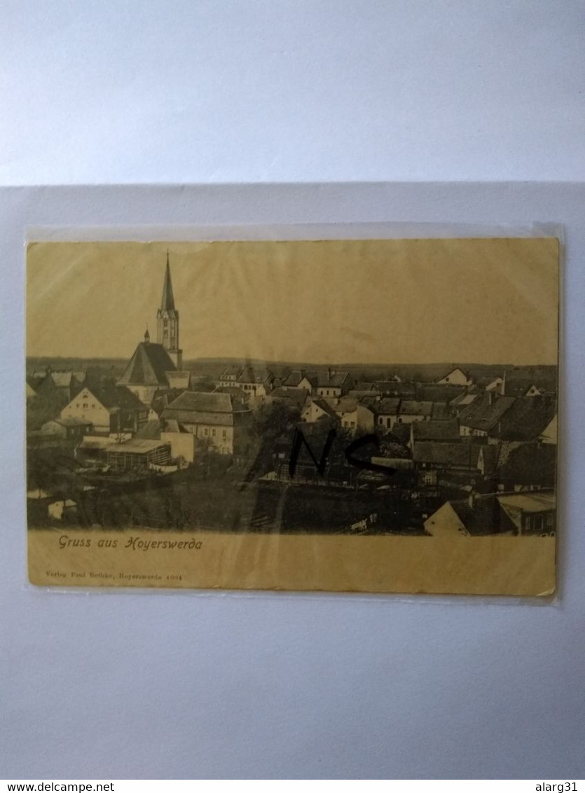 Gruss Sus Hoyerswerda.1900.beautiful Early View.unused.better.reg Post E7 1 Or 2 Cards.commems For - Hoyerswerda