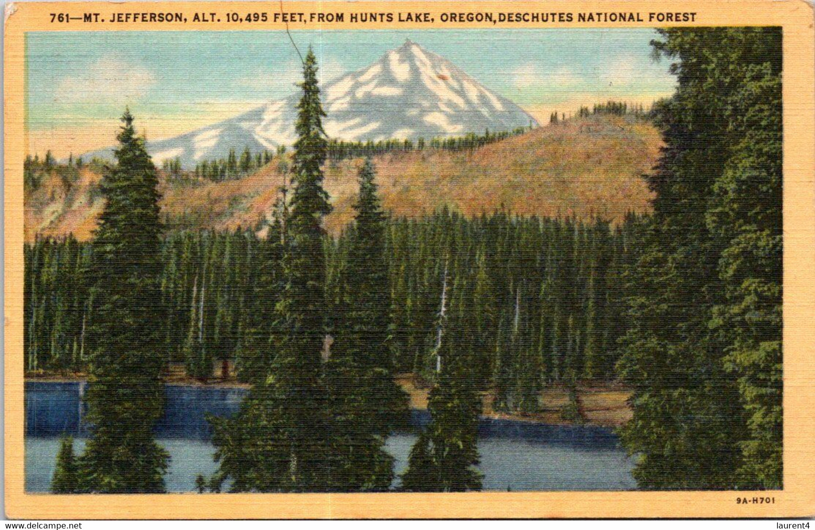 (1 F 16) USA - Posted From Portland In 1948 - Mt Jefferson - Portland