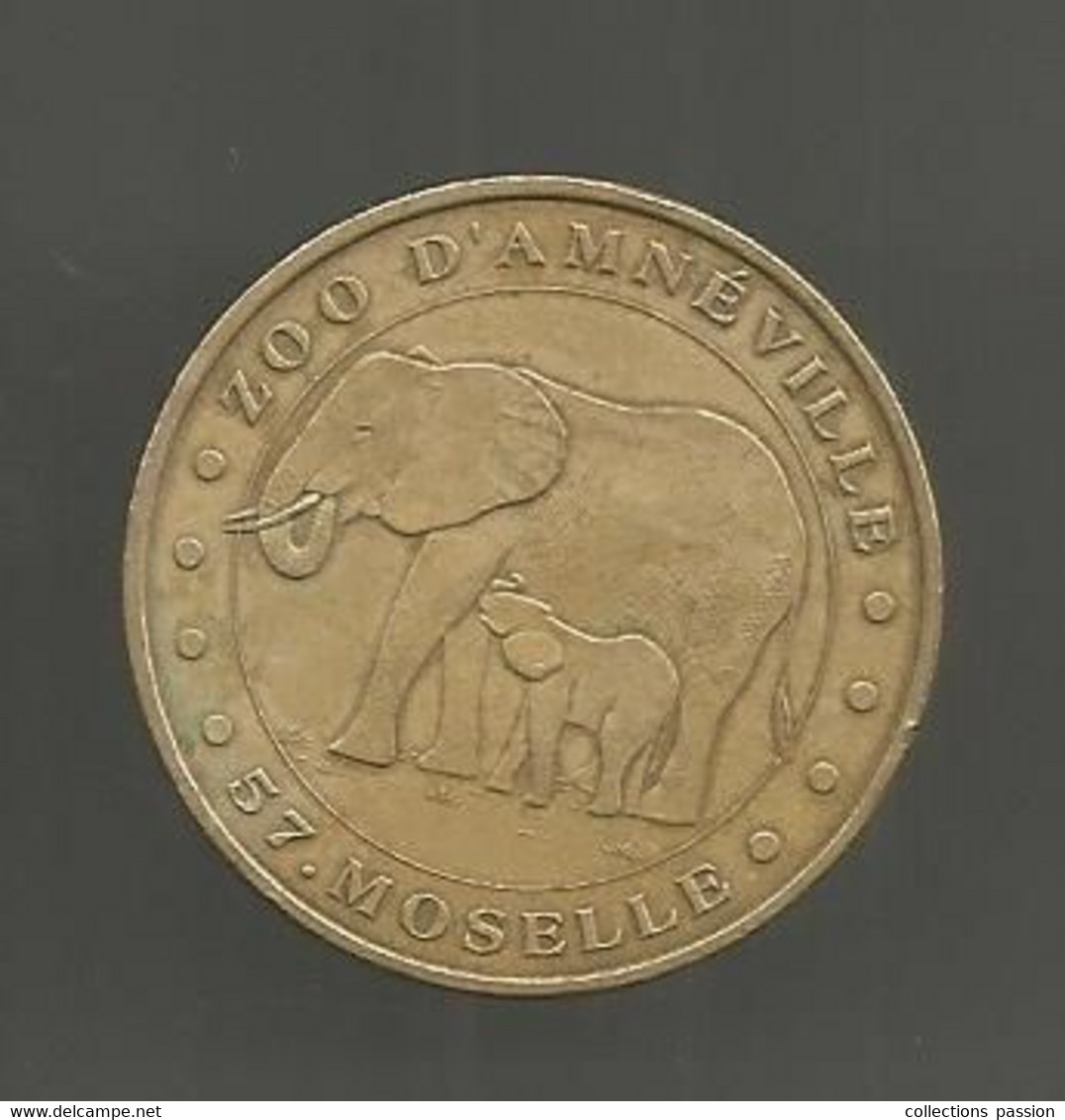 JC, Monnaie De Paris , 2004, Collection Nationale, Médaille Officielle, ZOO D'AMNEVILLE, 57, Moselle - 2004