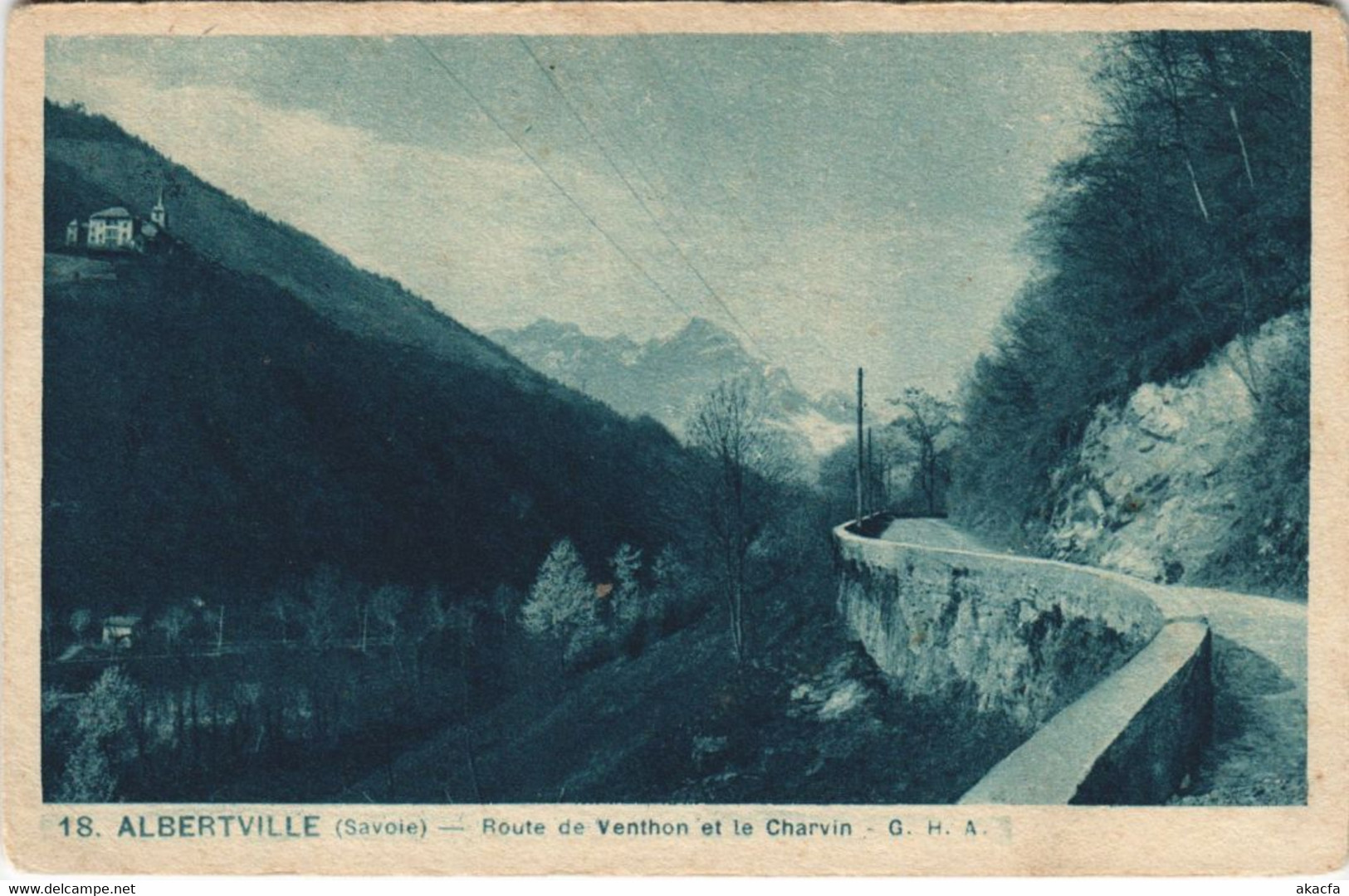 CPA ALBERTVILLE Route De Venthon Et Le Charvin (1194674) - Albertville