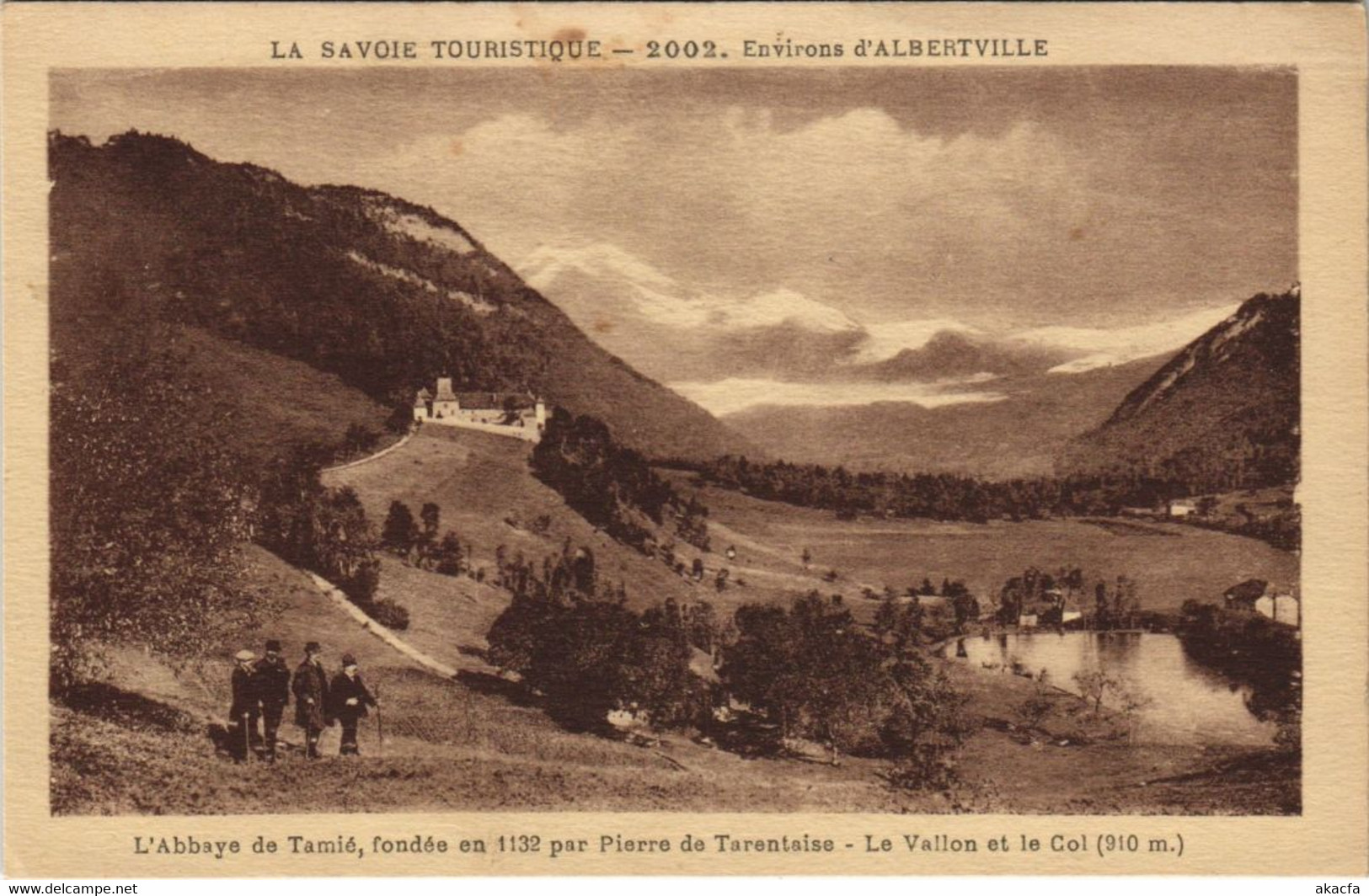 CPA ALBERTVILLE Environs - L'Abbaye De Tamie - Le Vallon Et Le Col (1194829) - Albertville