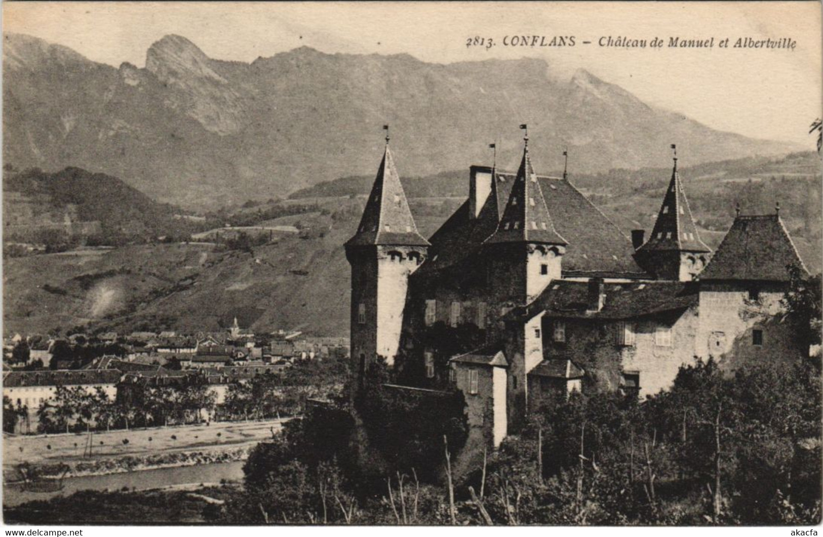 CPA ALBERTVILLE Conflans - Chateau De Manuel Et Albertville (1194837) - Albertville