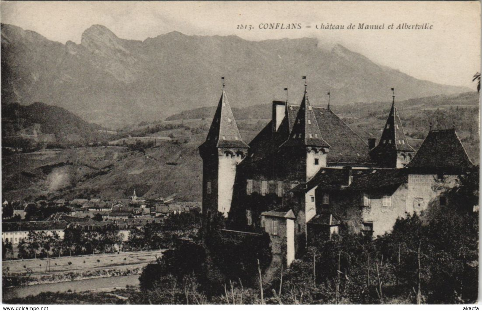 CPA ALBERTVILLE Conflans - Chateau De Manuel Et Albertville (1194927) - Albertville