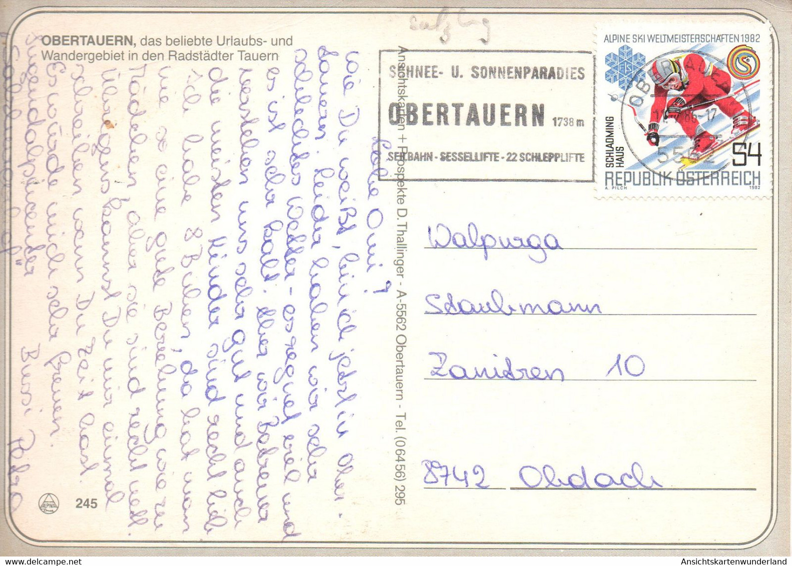 012060 Obertauern  Mehrbildkarte - Obertauern