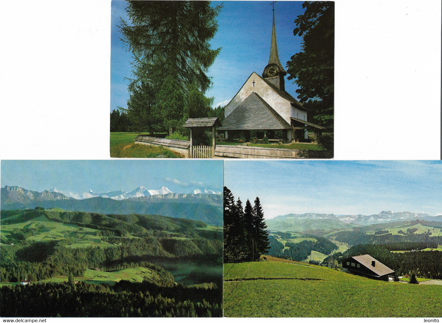 Röthenbach BE Kirche Würzbrunnen Kurhaus Chuderhüsi Emmental 7 Karten - Röthenbach Im Emmental