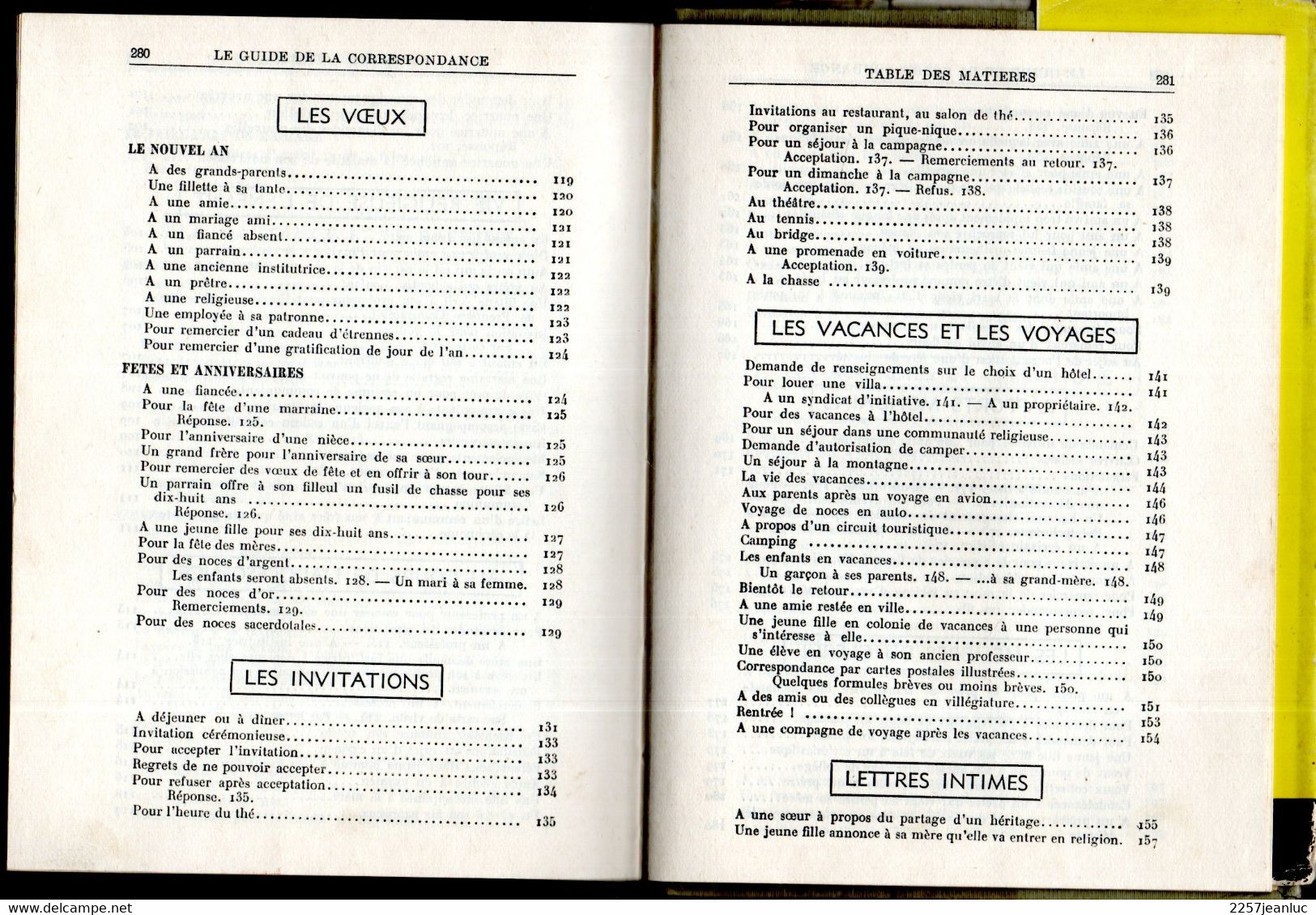 Le Guide De La Correspondance  - Editions De Montsouris De 1963 - Michelin (guides)