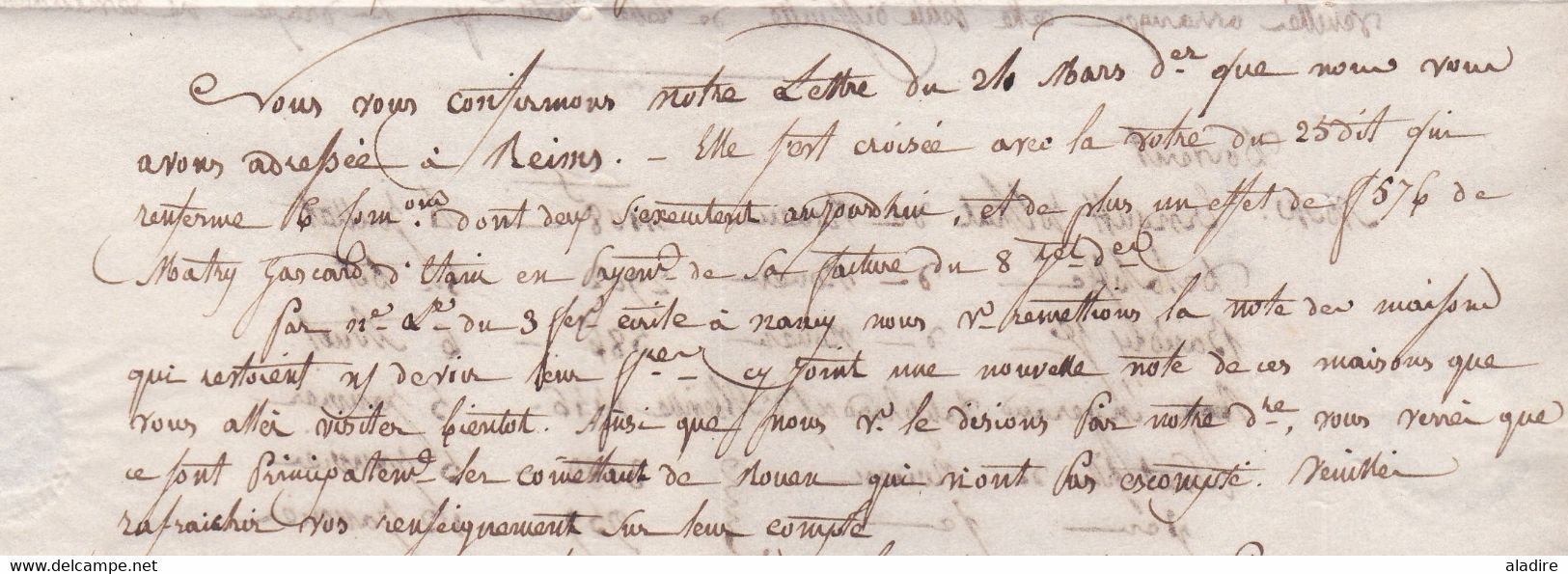 1837 - LAC de BEDARRIEUX ( cad fleurons) vers AMIENS - POSTE RESTANTE - taxe 10 - cad arrivée