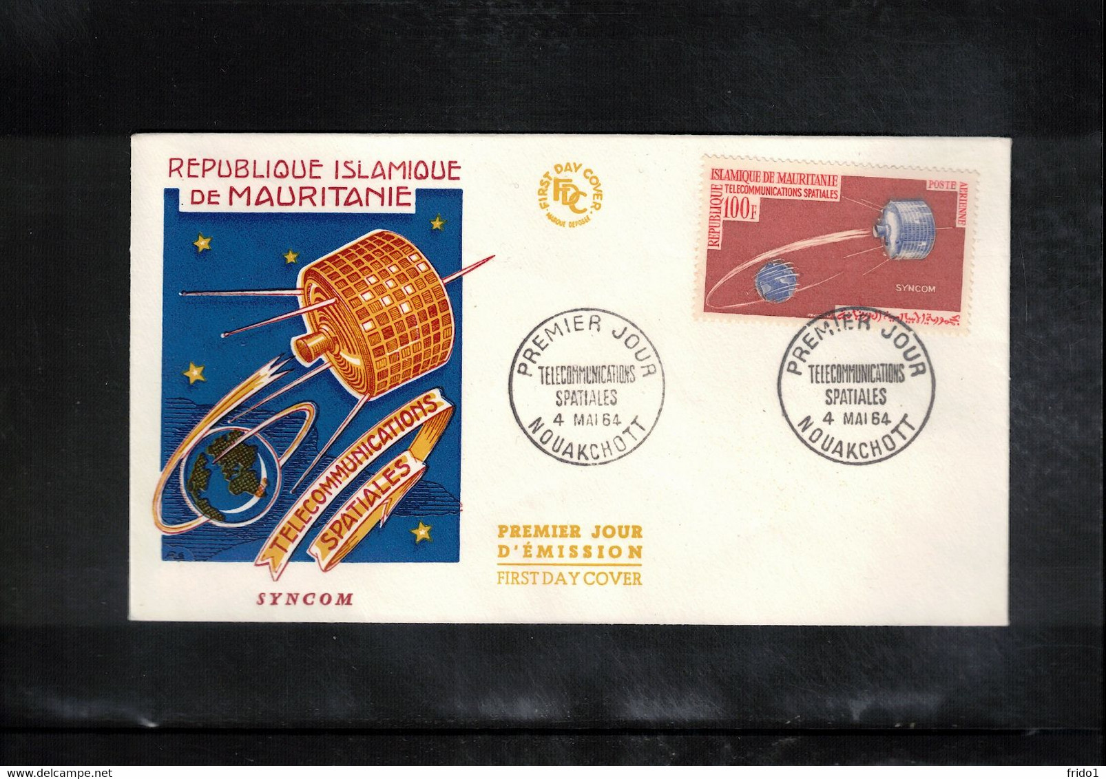 Mauritanie 1964 Space / Raumfahrt Space Telecommunications Satellites FDC - Afrika
