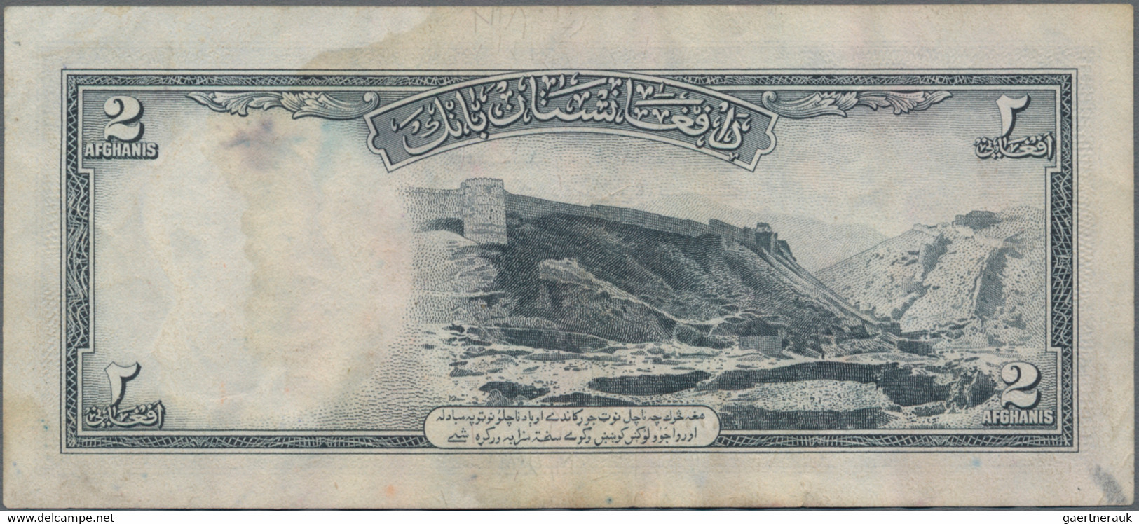 Afghanistan: Set with 11 banknotes of the SH 1327-1336 (1948-1957) "King Muhammad Zahir" Issue, comp