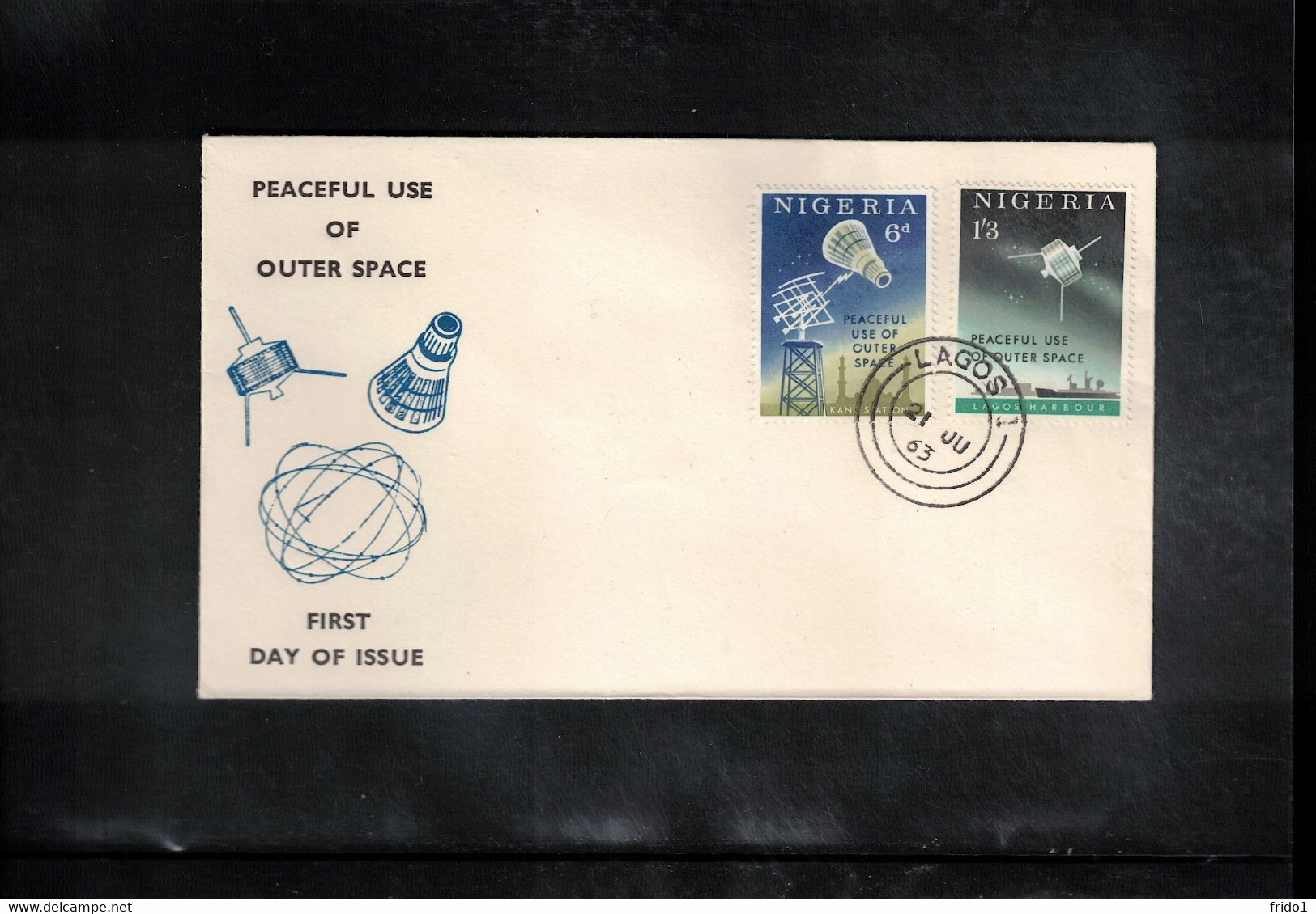 Nigeria 1963 Space / Raumfahrt Peaceful Use Of The Outer Space FDC - Afrika