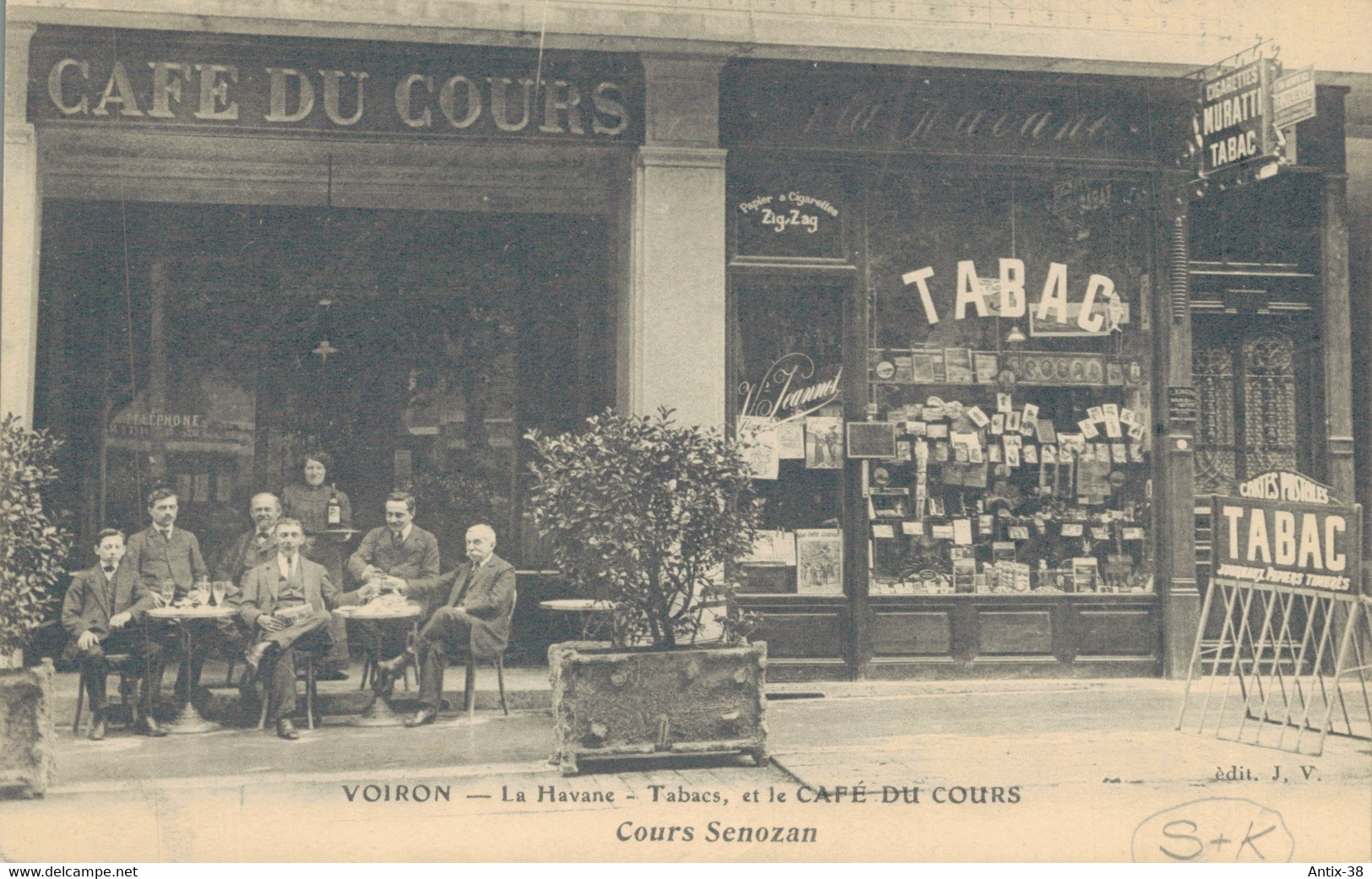 N69 - 38 - VOIRON - Isère - Le Havane - Tabacs Et Le Café Du Cours - Cours Sénozan - Voiron