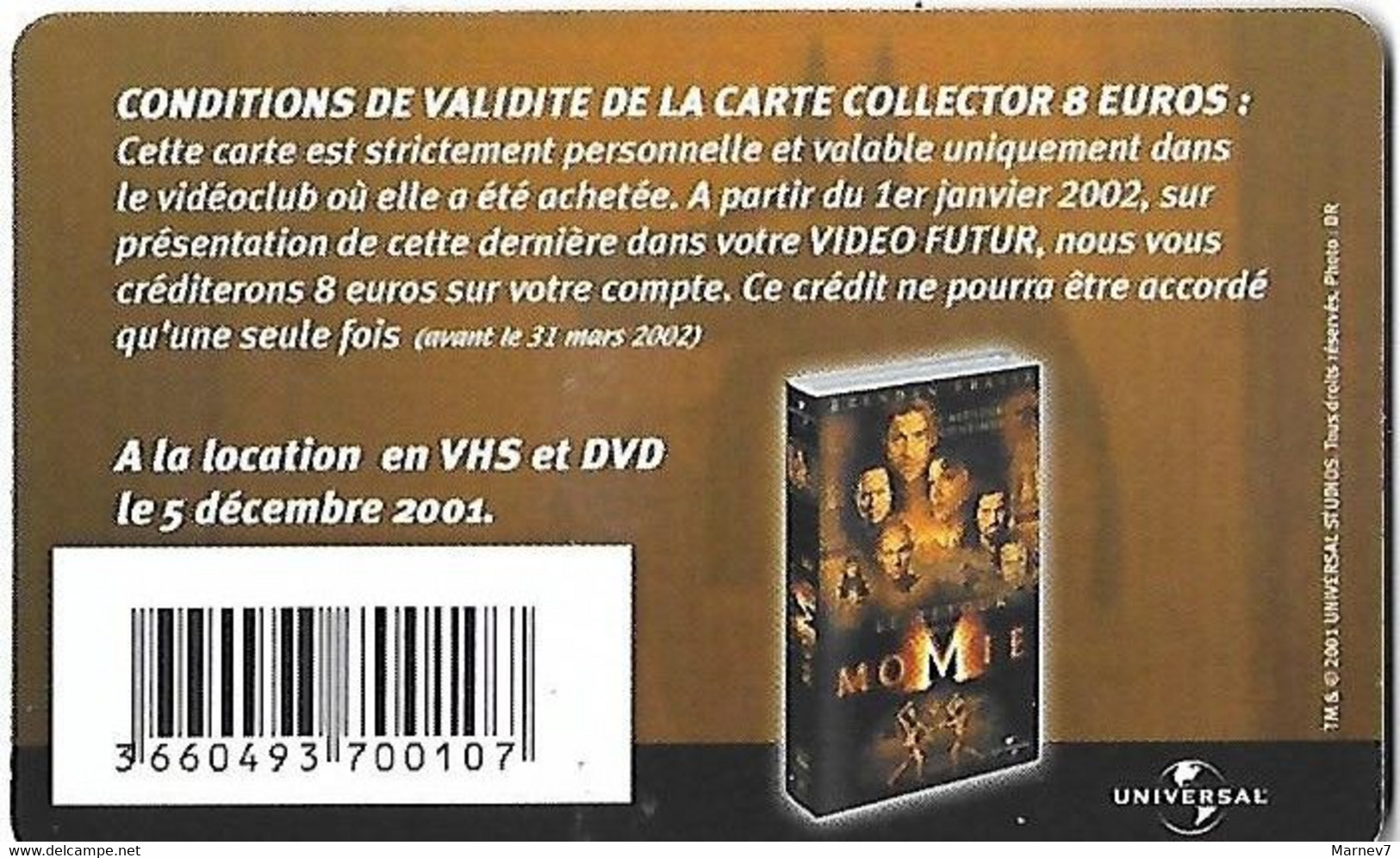VIDEO FUTUR - Le Retour De La Momie - 2002 - Autres & Non Classés