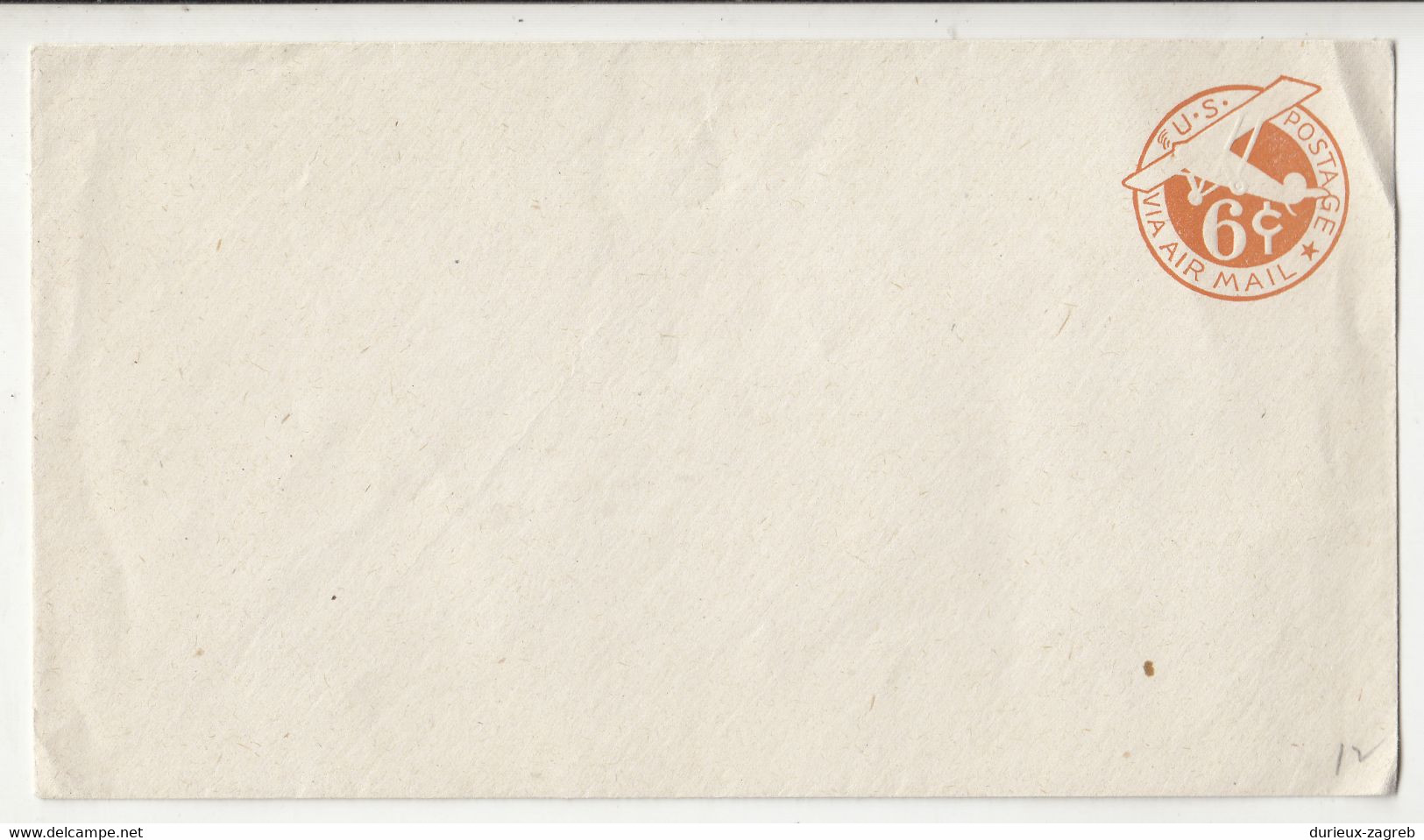 US 6c Air Mail Postal Stationery Letter Cover Not Posted B220110 - 1941-60