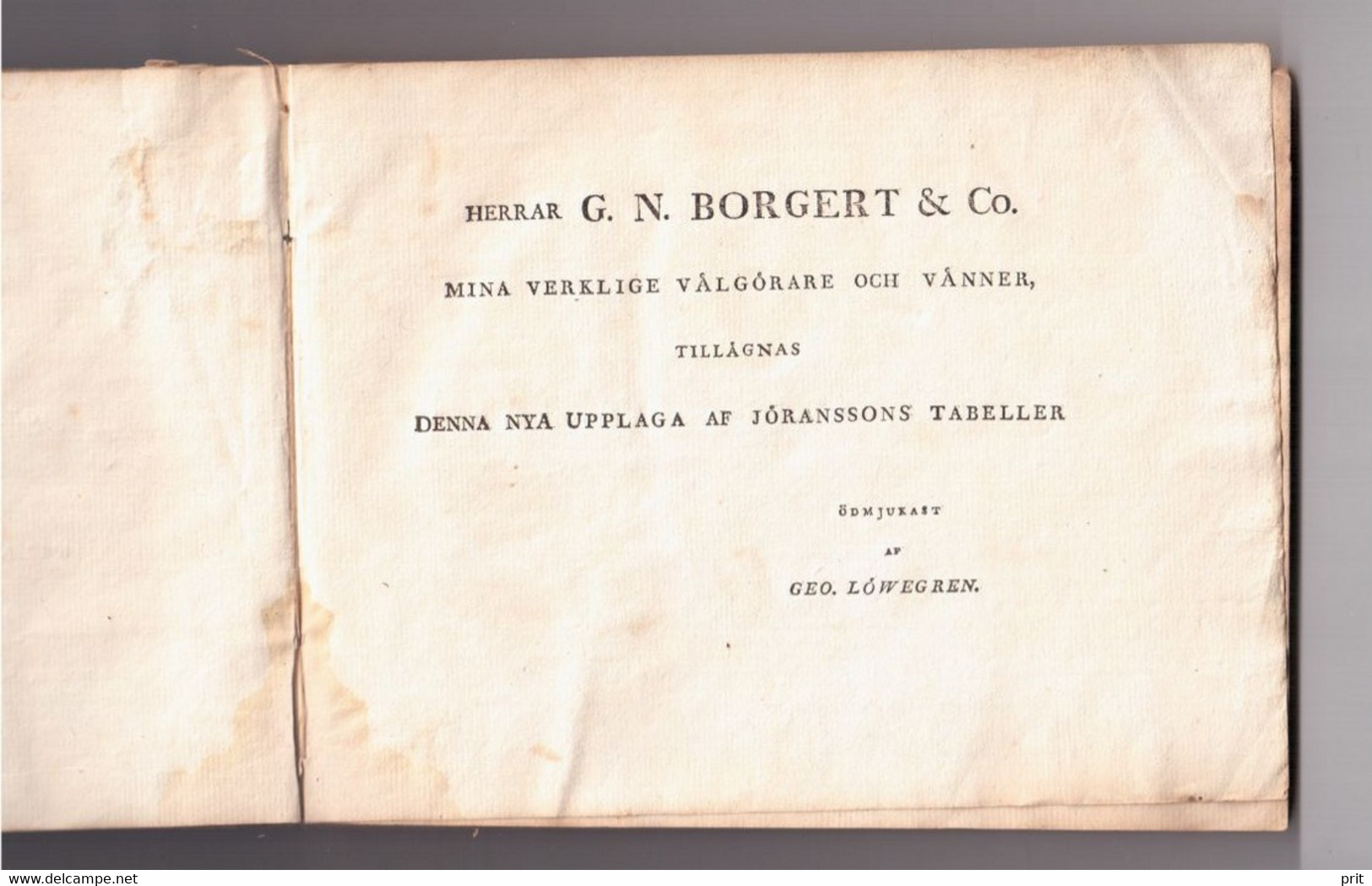 Tables Representing The Relationship Between Sweden & Other Countries Coins Weights Measures 1813 Book C.L.Jöran Sweden - Skandinavische Sprachen