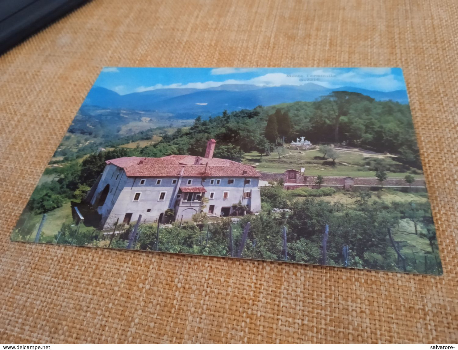 CARTOLINA RIETI- SANTUARIO DELLA FORESTA- MONTE TERMINILLO- NUOVA NON VIAGGIATA - Rieti