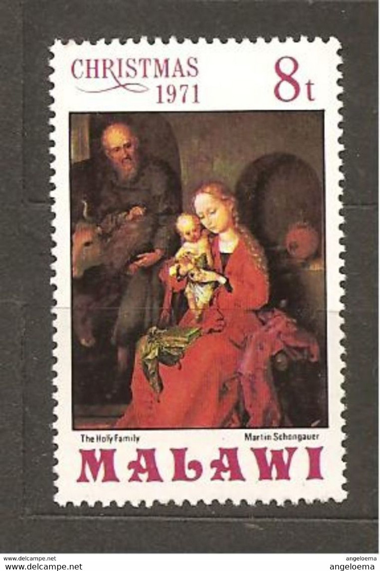 MALAWI - 1971 MARTIN SCHONGAUER Sacra Famiglia (Kunsthistorisches Museum, Vienna) Nuovo** MNH - Religious