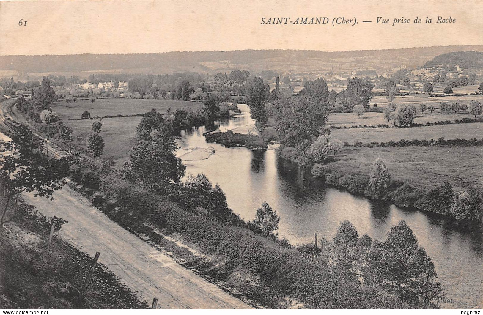 SAINT AMAND MONTROND      VUE PRISE DE LA ROCHE - Saint-Amand-Montrond