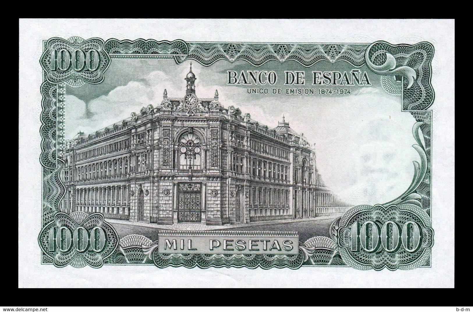 España 1000 Pesetas J. Echegaray 1971 Pick 154r Replacement Serie 9c SC- AUNC - 1000 Pesetas