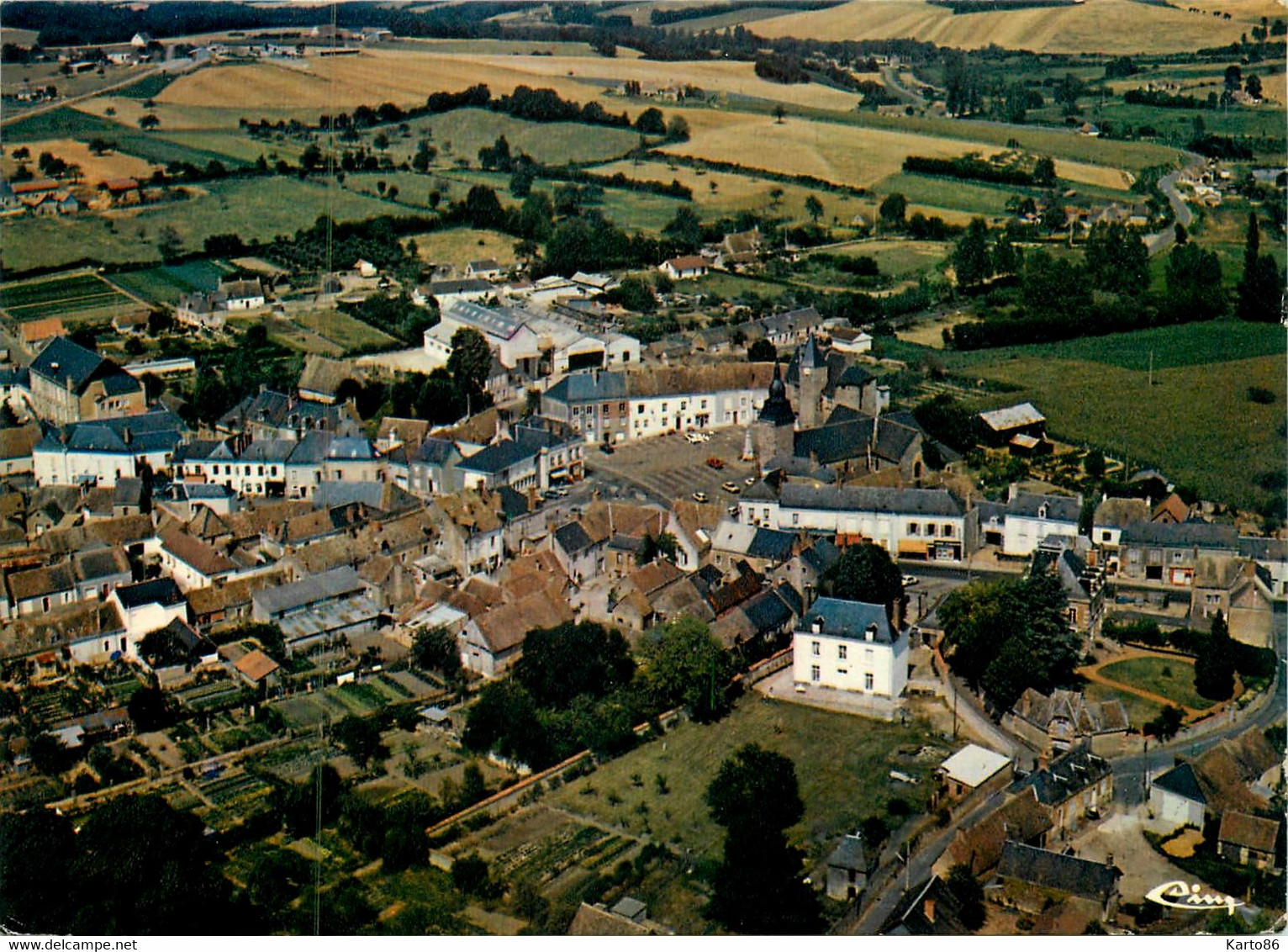 Bouloire * Vue Générale Aérienne Du Village - Bouloire