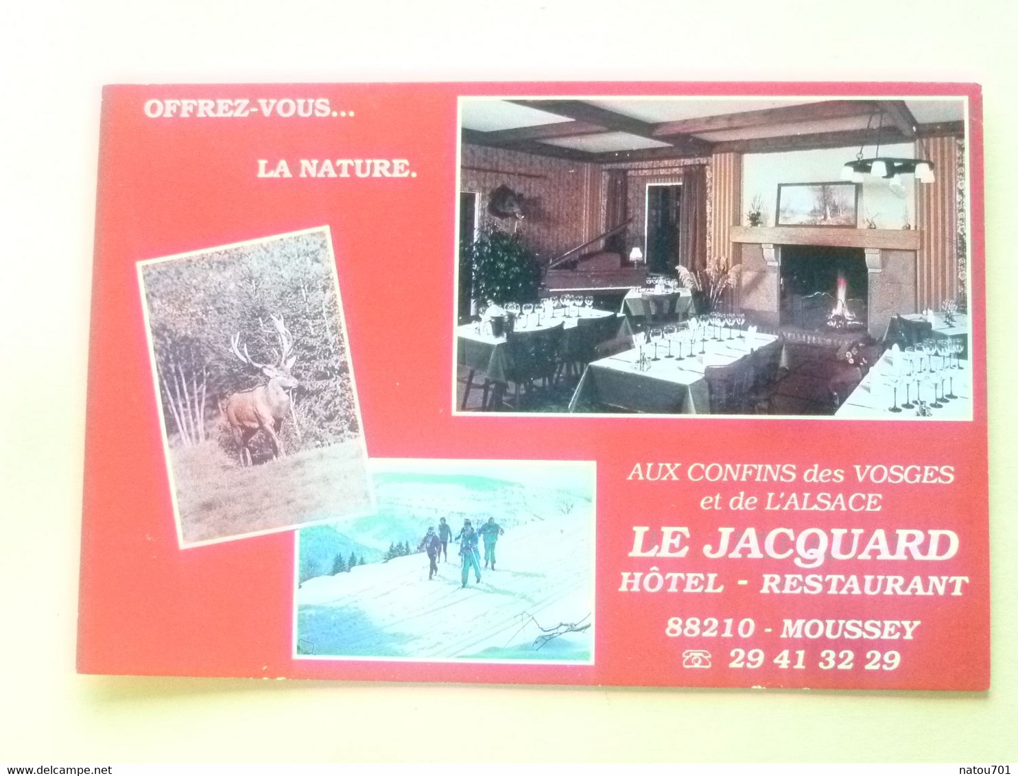 V11-67-dep88-vosges -moussey--le Jacquard Hotel Restaurant - Moussey