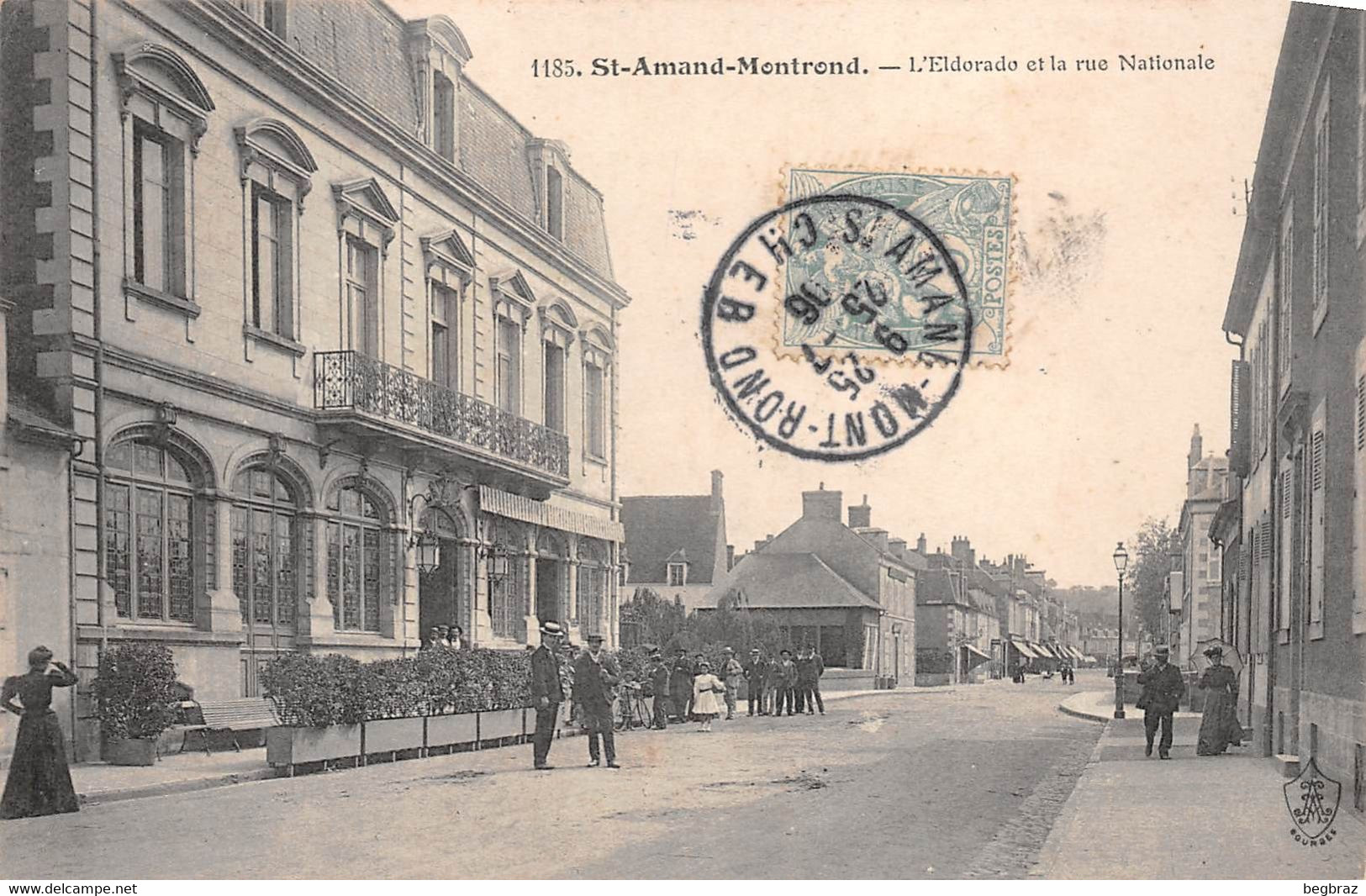 SAINT AMAND MONTROND     L ELDORADO ET LA RUE NATIONALE - Saint-Amand-Montrond