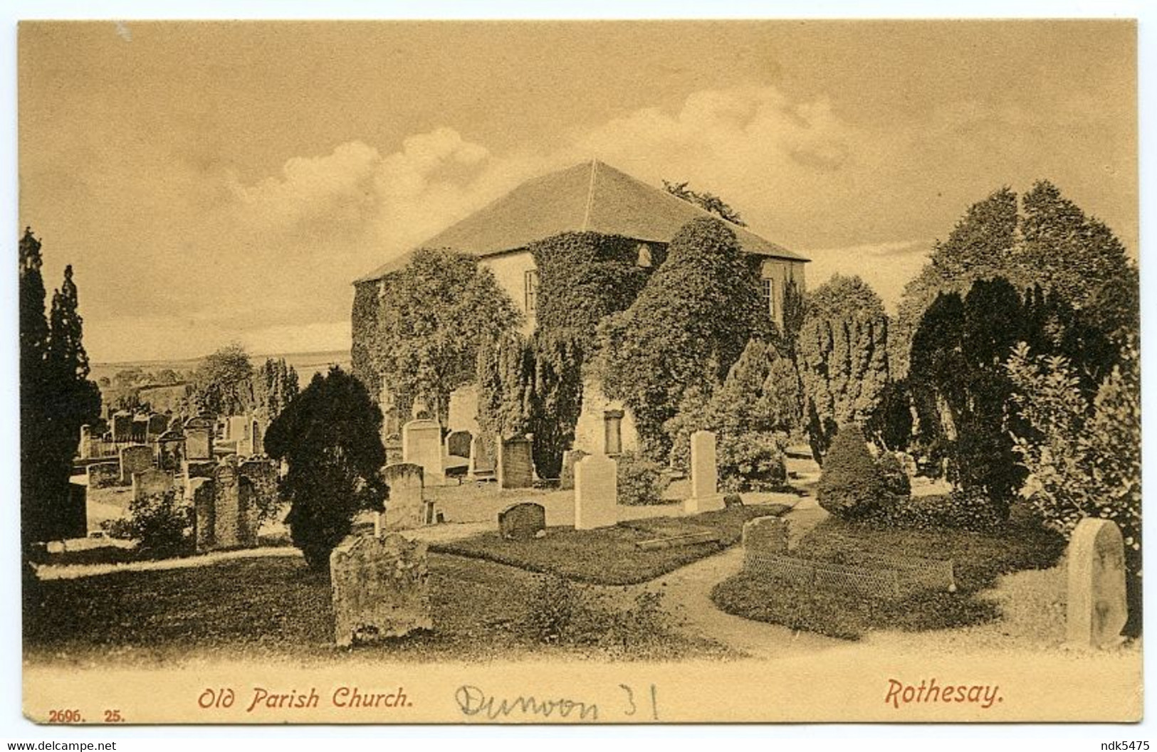 ISLE OF BUTE : ROTHESAY - OLD PARISH CHURCH - Bute