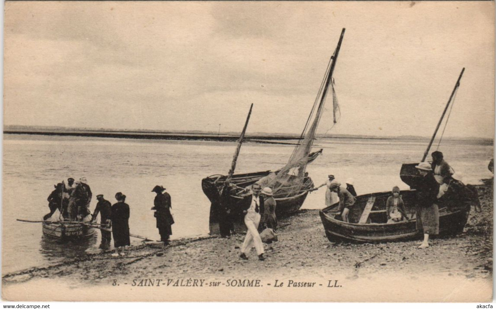 CPA ST-VALÉRY-SUR-SOMME Le Passeur (25145) - Saint Valery Sur Somme