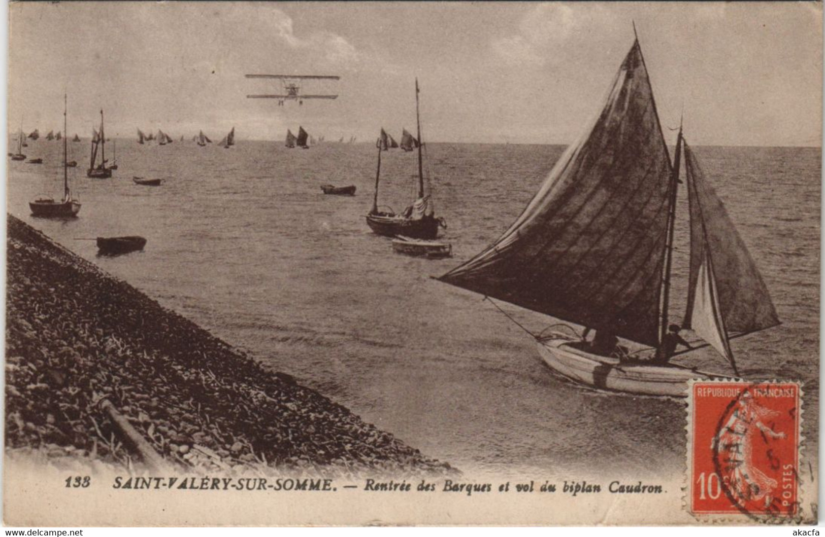 CPA ST-VALÉRY-SUR-SOMME Rentrée Des Barques (25220) - Saint Valery Sur Somme