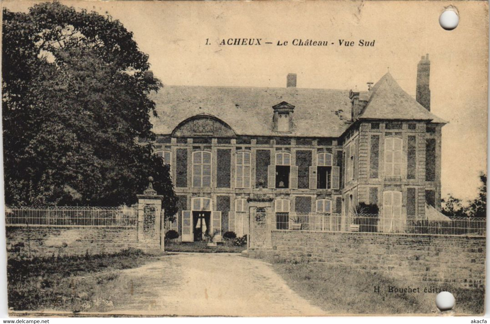 CPA ACHEUX Le Chateau (25344) - Acheux En Amienois