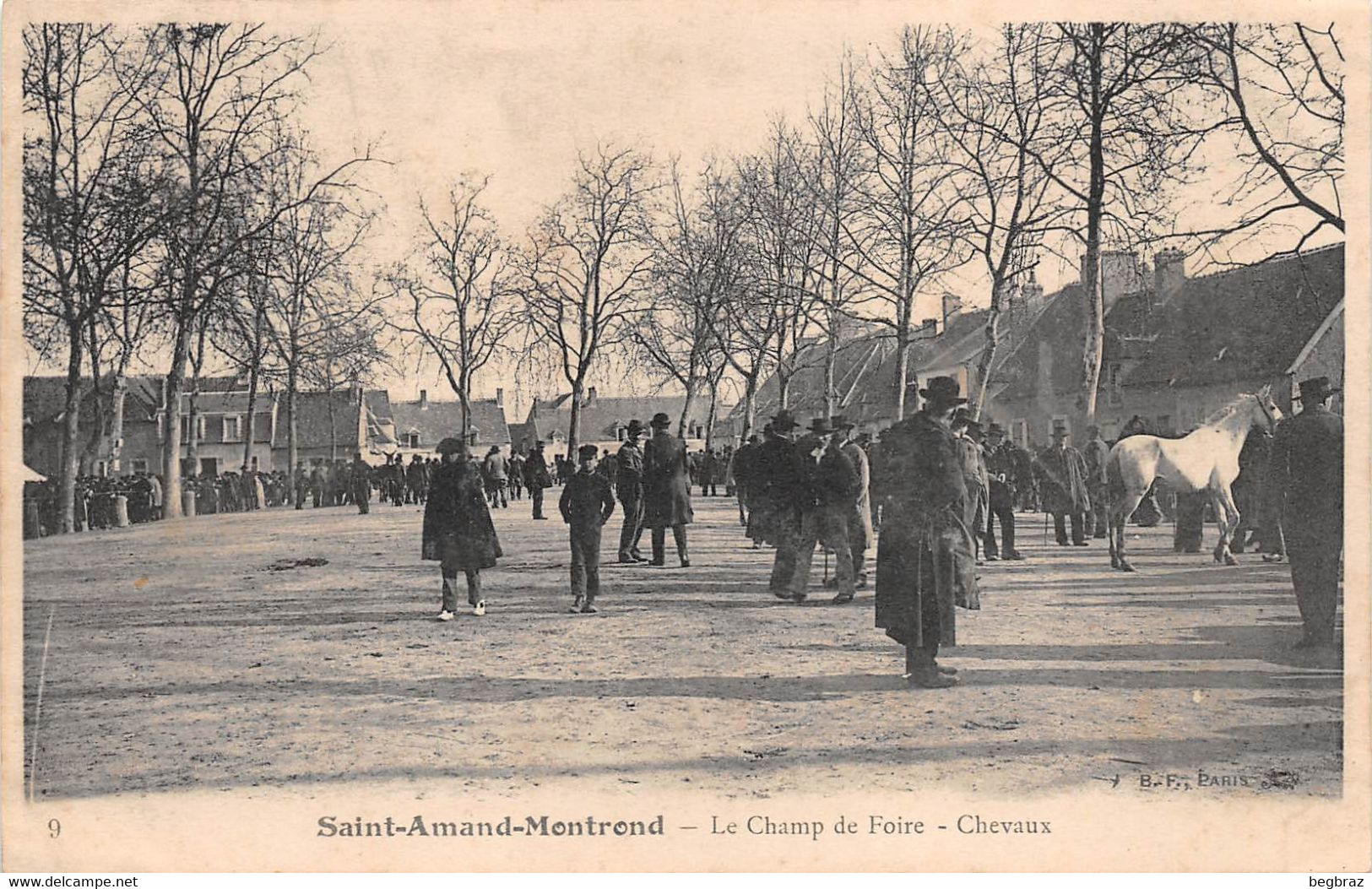 SAINT AMAND MONTROND    LE CHAMP DE FOIRE  MARCHE AUX CHEVAUX - Saint-Amand-Montrond