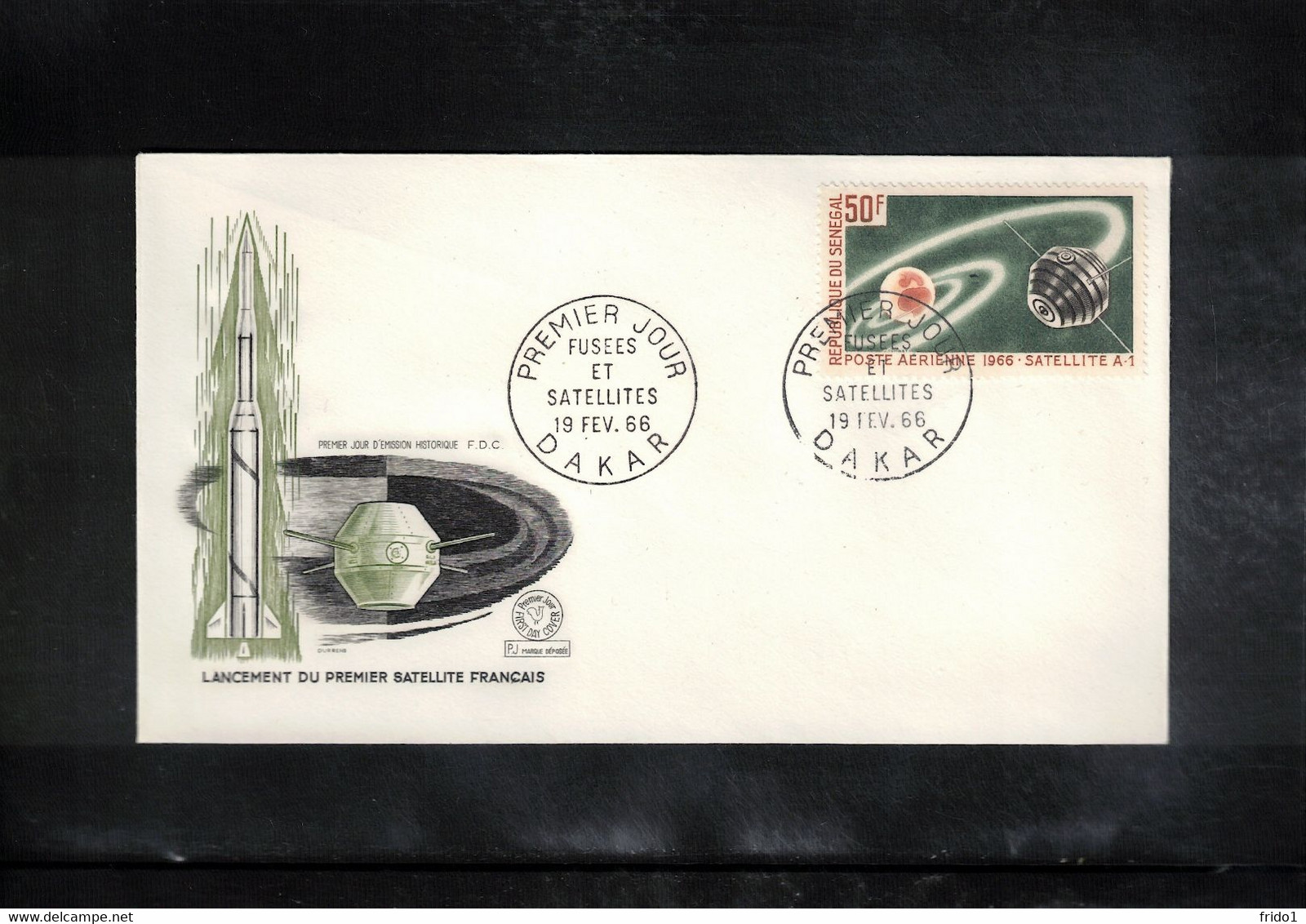 Senegal 1966 Space / Raumfahrt Rockets And Satellites FDC - Africa