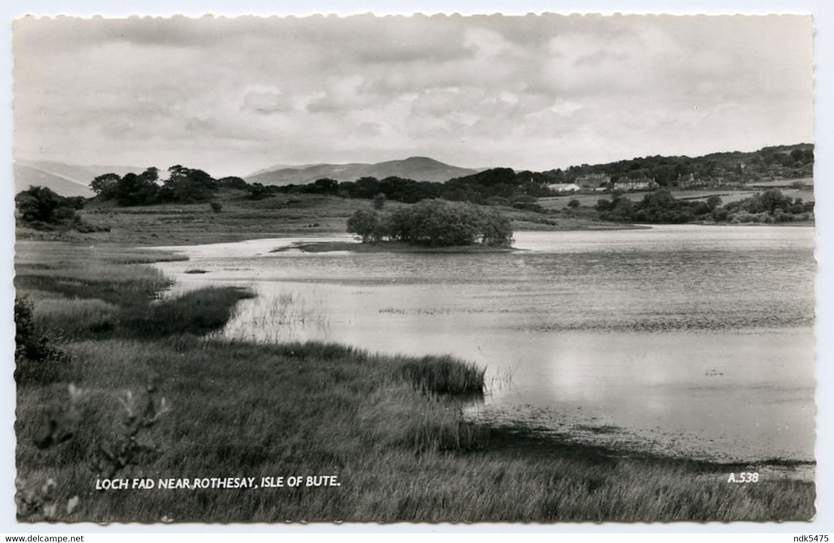 ISLE OF BUTE : LOCH FAD NEAR ROTHESAY / ADDRESS - KILMARNOCK, MANSE STREET (WALLACE) - Bute