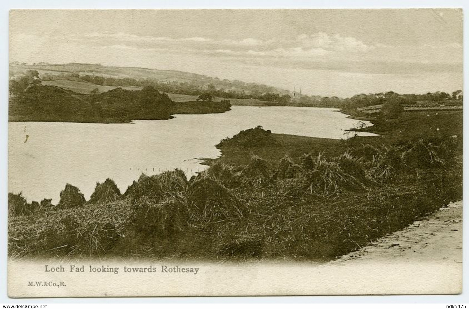 ISLE OF BUTE : LOCH FAD LOOKING TOWARDS ROTHESAY - Bute