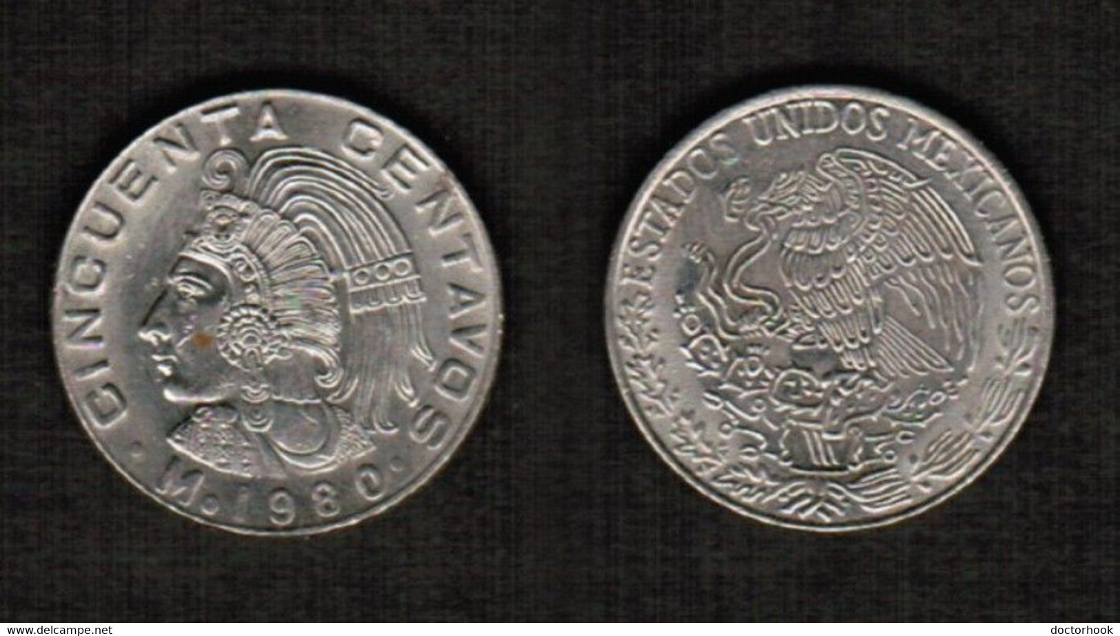 MEXICO   50 CENTAVOS 1980 (KM # 452) #6470 - Mexico