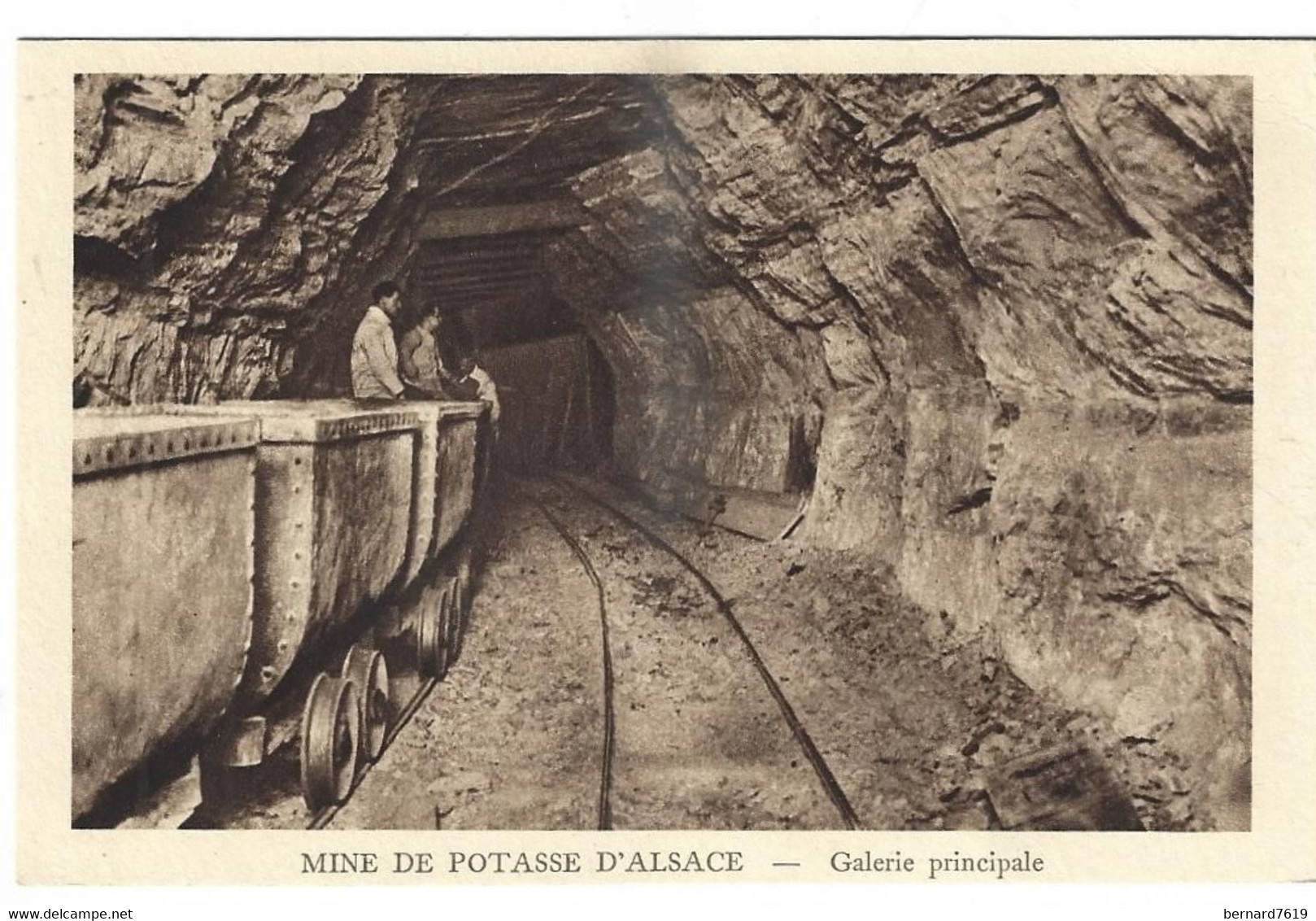 68   Wittenheim    -   Mines Domaniales  De Potasse D'alsace  -  Galerie Principale - Editeur  Braun Mulhouse - Dornach - Wittenheim