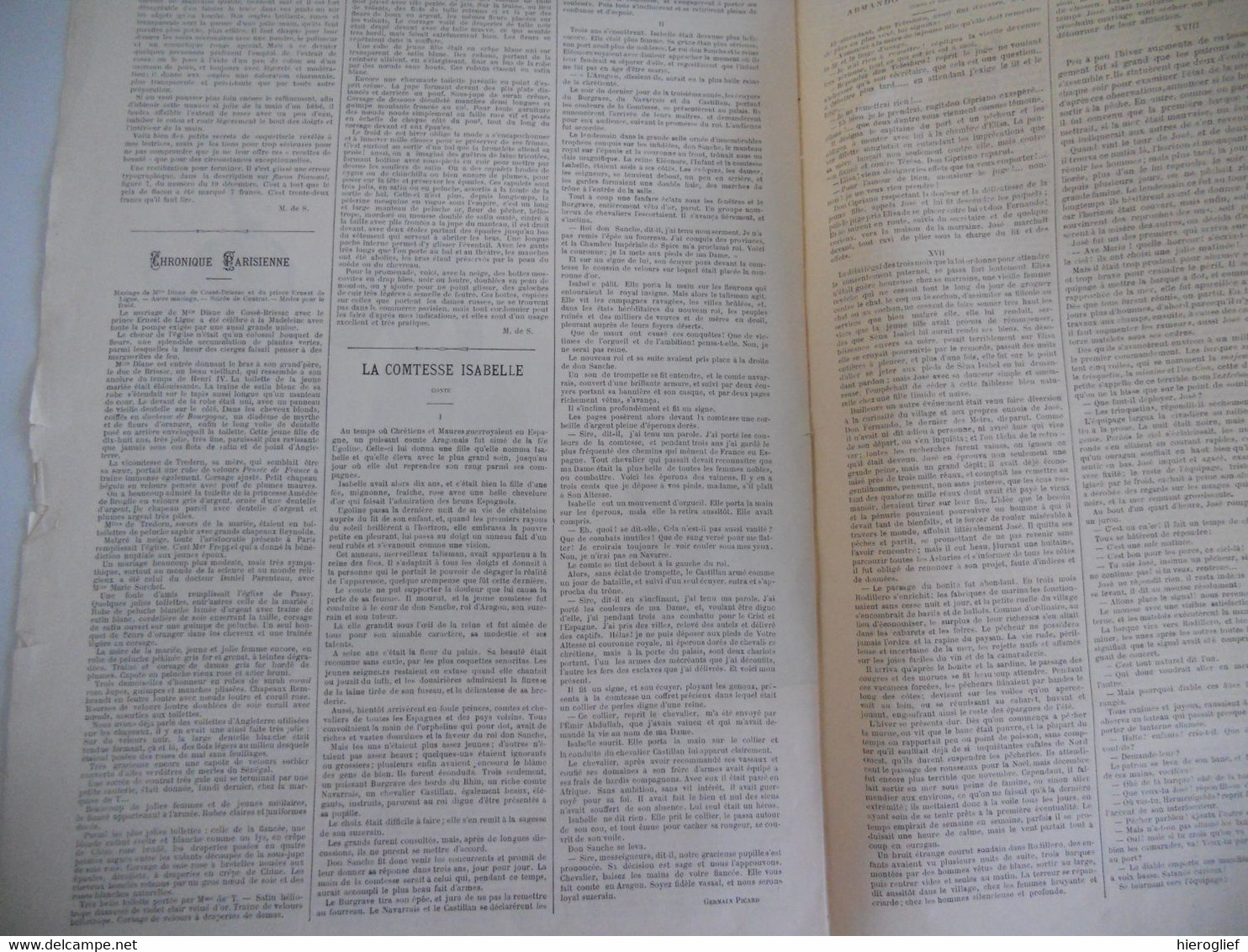 REVUE De La MODE Gazette De La Famille Paris16 Janvier 1887 Gravure - Revues Anciennes - Avant 1900