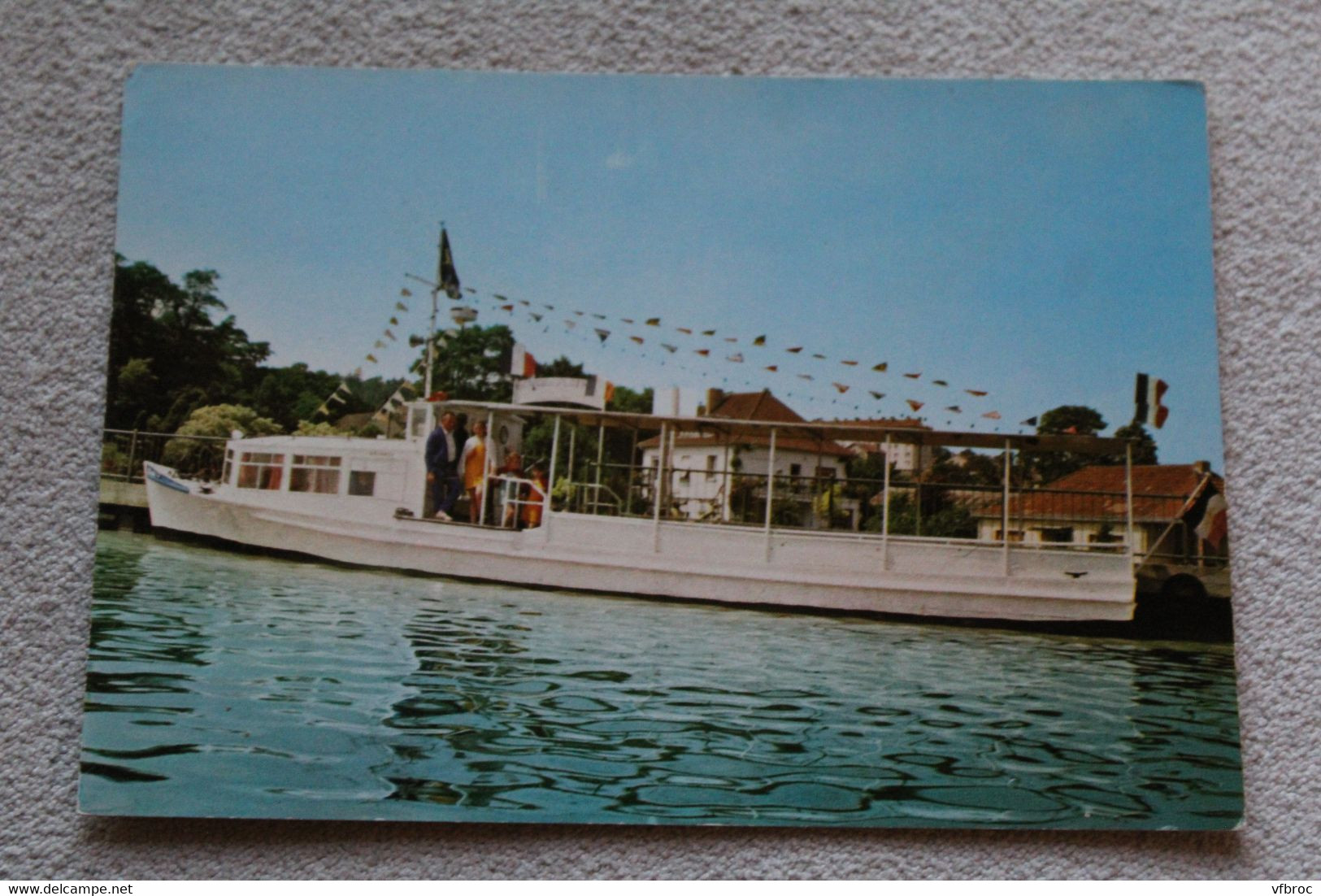 Cpm, Creutzwald, Le Bateau De Plaisance Du Plan D'eau, Moselle 57 - Creutzwald