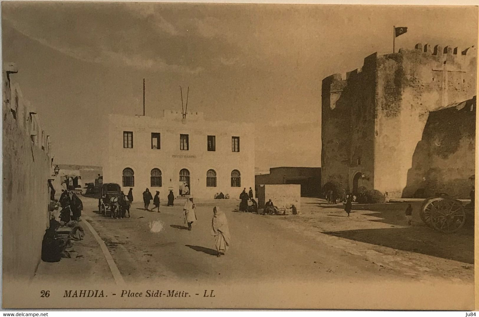 Tunisie - Mahdia - Place Sidi-Métir - Carte Postale Du 24 Novembre 1929 - Other & Unclassified