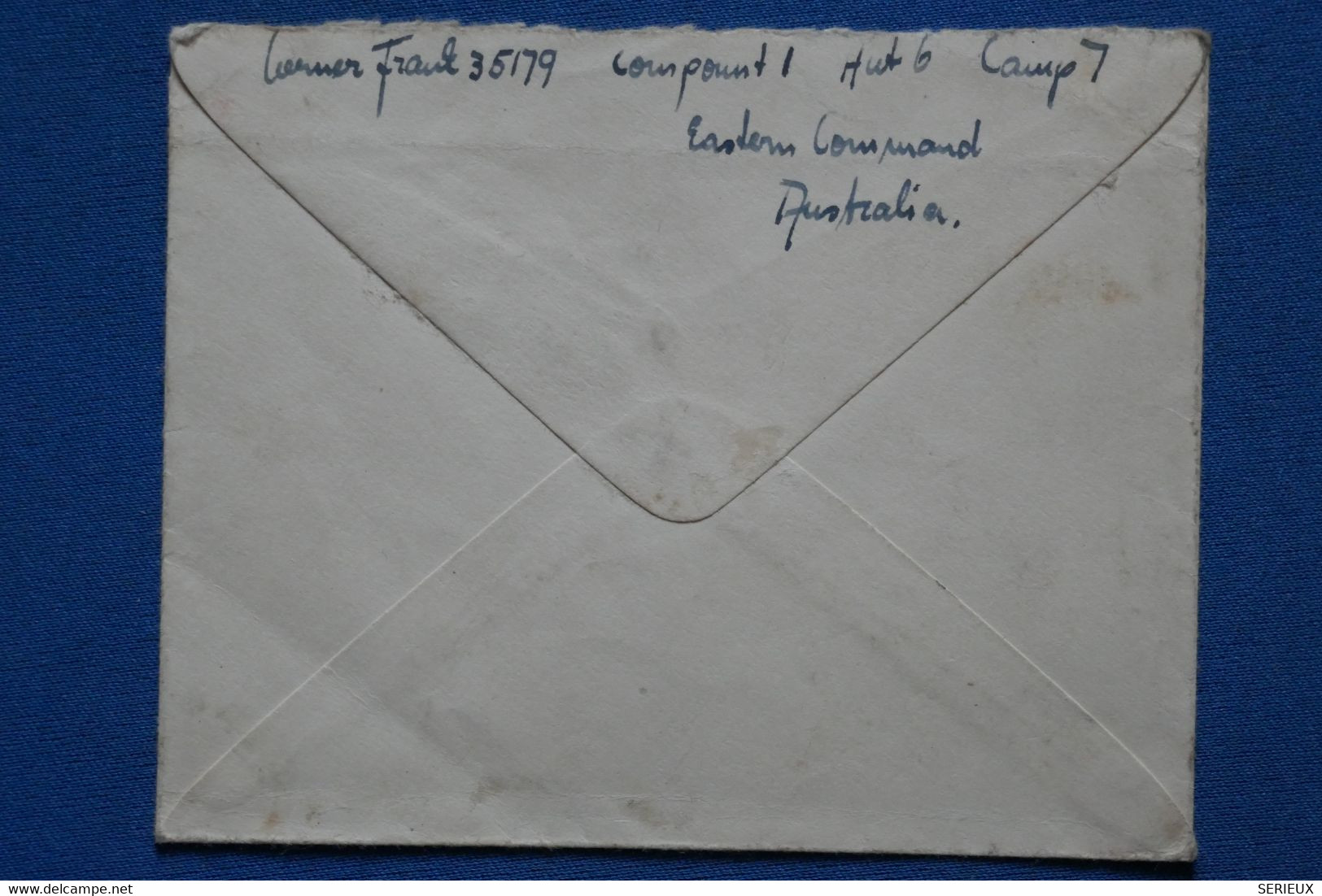 AN14 AUSTRALIA  BELLE LETTRE RARE  FM CENSUREE 1940 SYDNEY  POUR SALFORD U.K  +AFFRANCH.INTERESSANT - Marcophilie