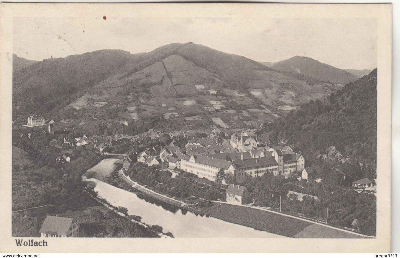 A6517) WOLFACH - Wunderschöne Alte Ansicht Am Fluss Mit Details TOP 1929 - Wolfach