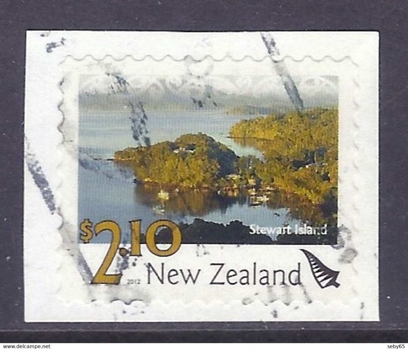 New Zealand 2012 - Definitives, Scenic Views, Landscapes, Scenery, Stewart Island, Coastal View - Used - Usados