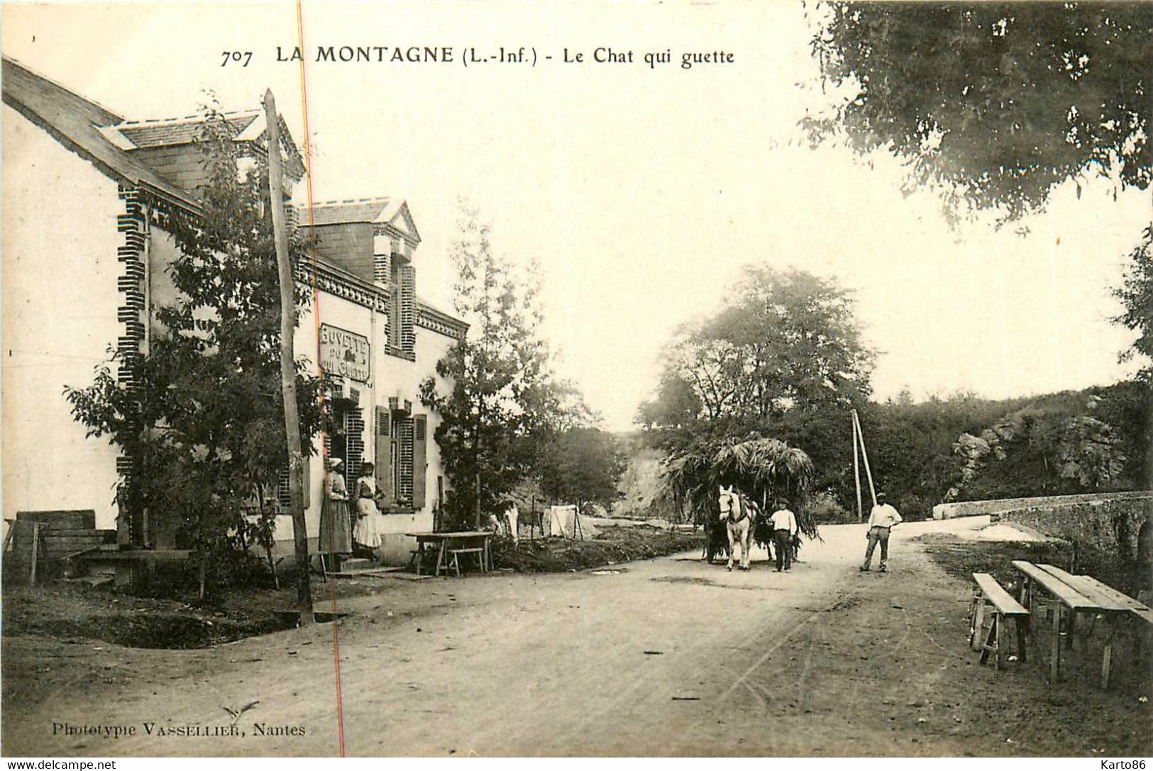 La Montagne * Rue Du Hameau Village Le Chat Qui Guette * Attelage - La Montagne