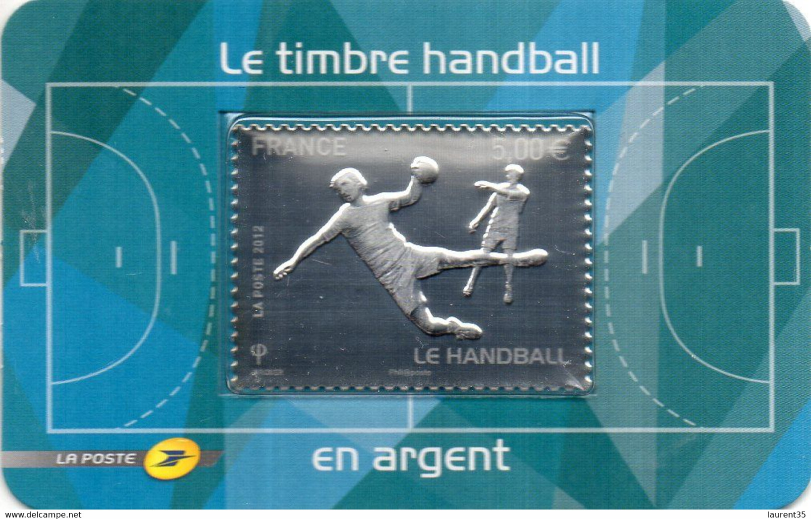 France.auto-adhesif 738 De 2012.timbre En Argent Handball.n**. - Nuovi