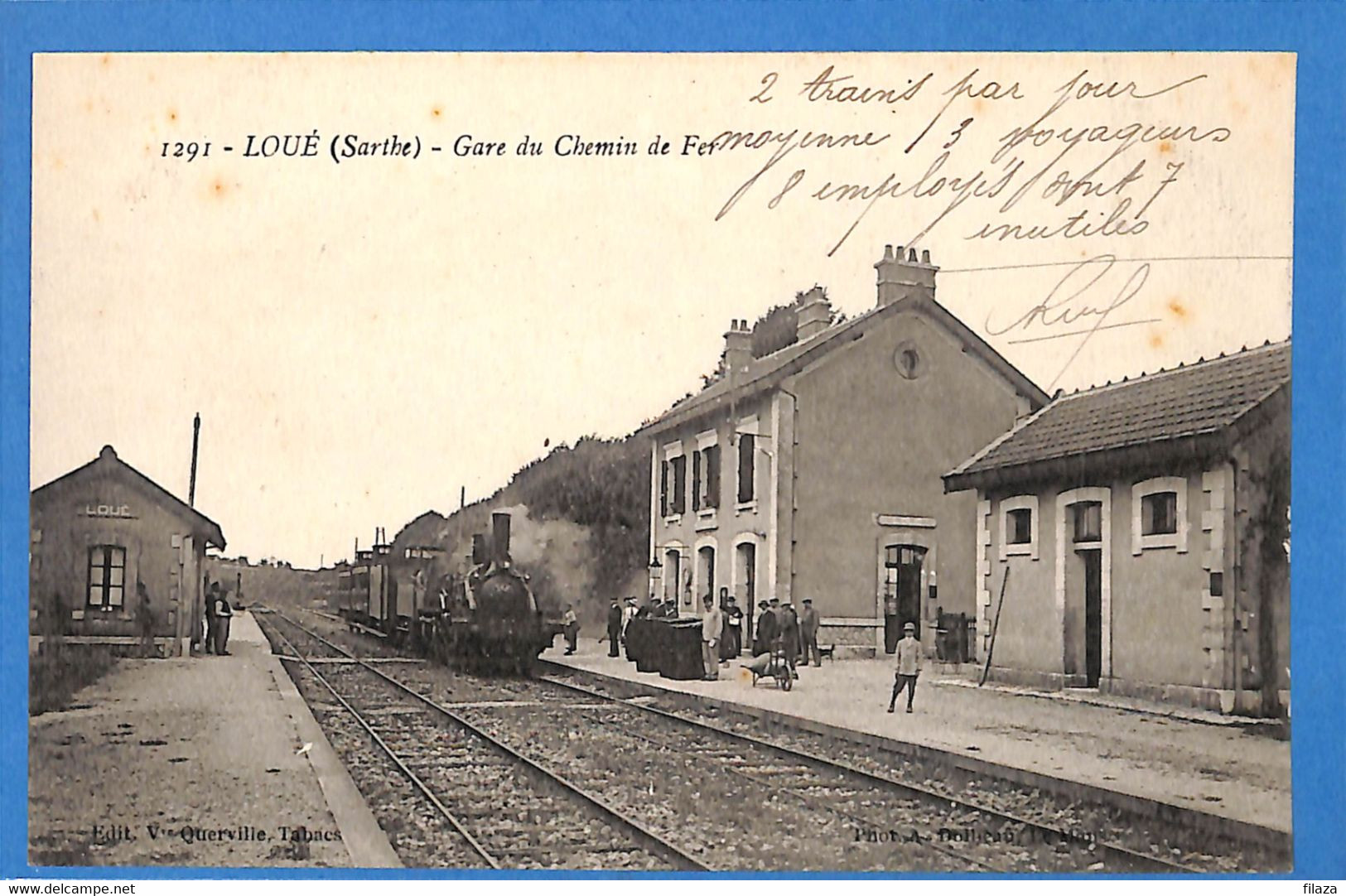 72 - Sarthe -   Loue - Gare Du Chemin De Fer  (N6900) - Loue