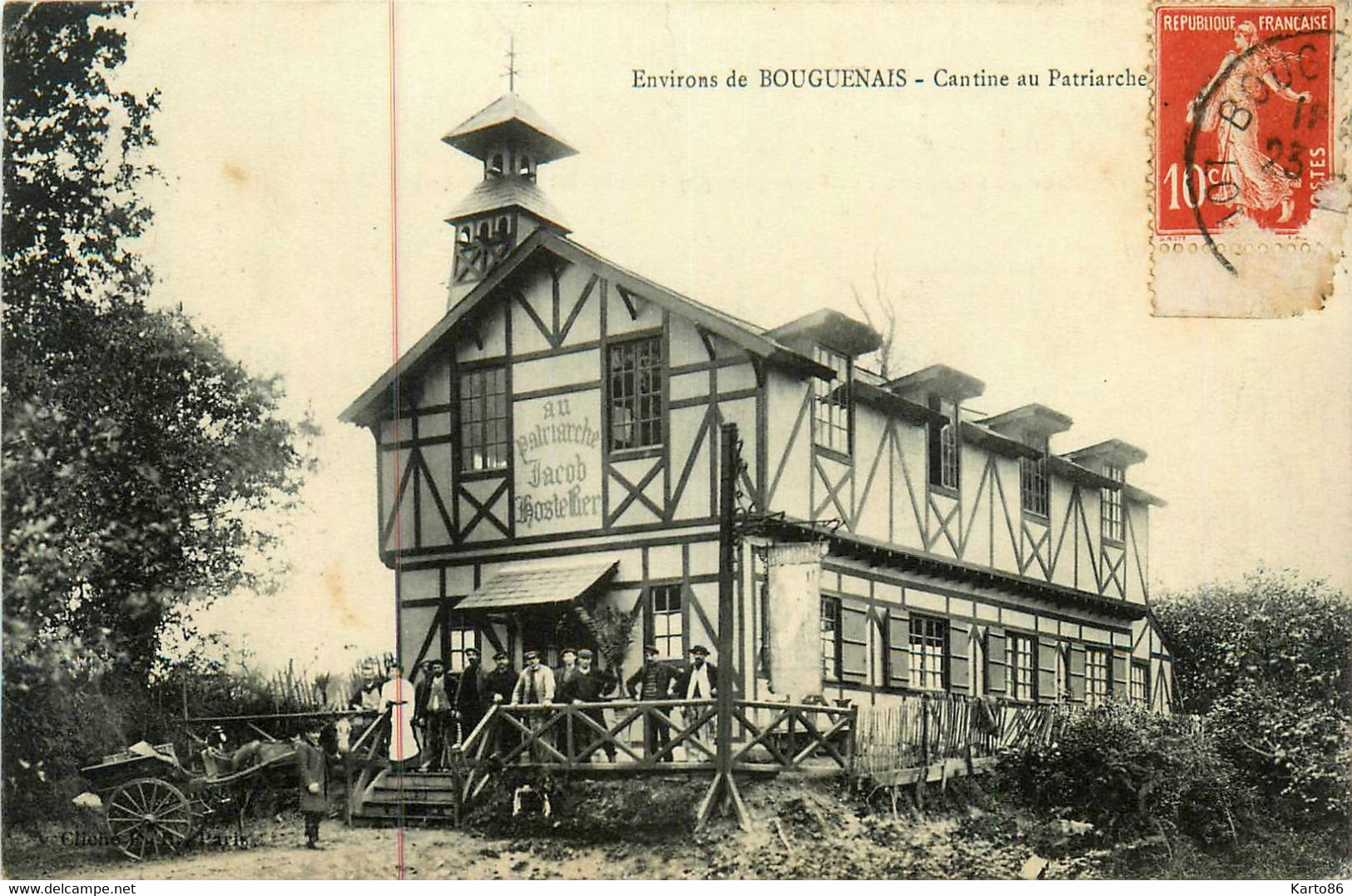 Bouguenais * Environs * La Cantine Auberge Restaurant Au Patriarche , JACOB Propriétaire * Hostellerie * Attelage - Bouguenais