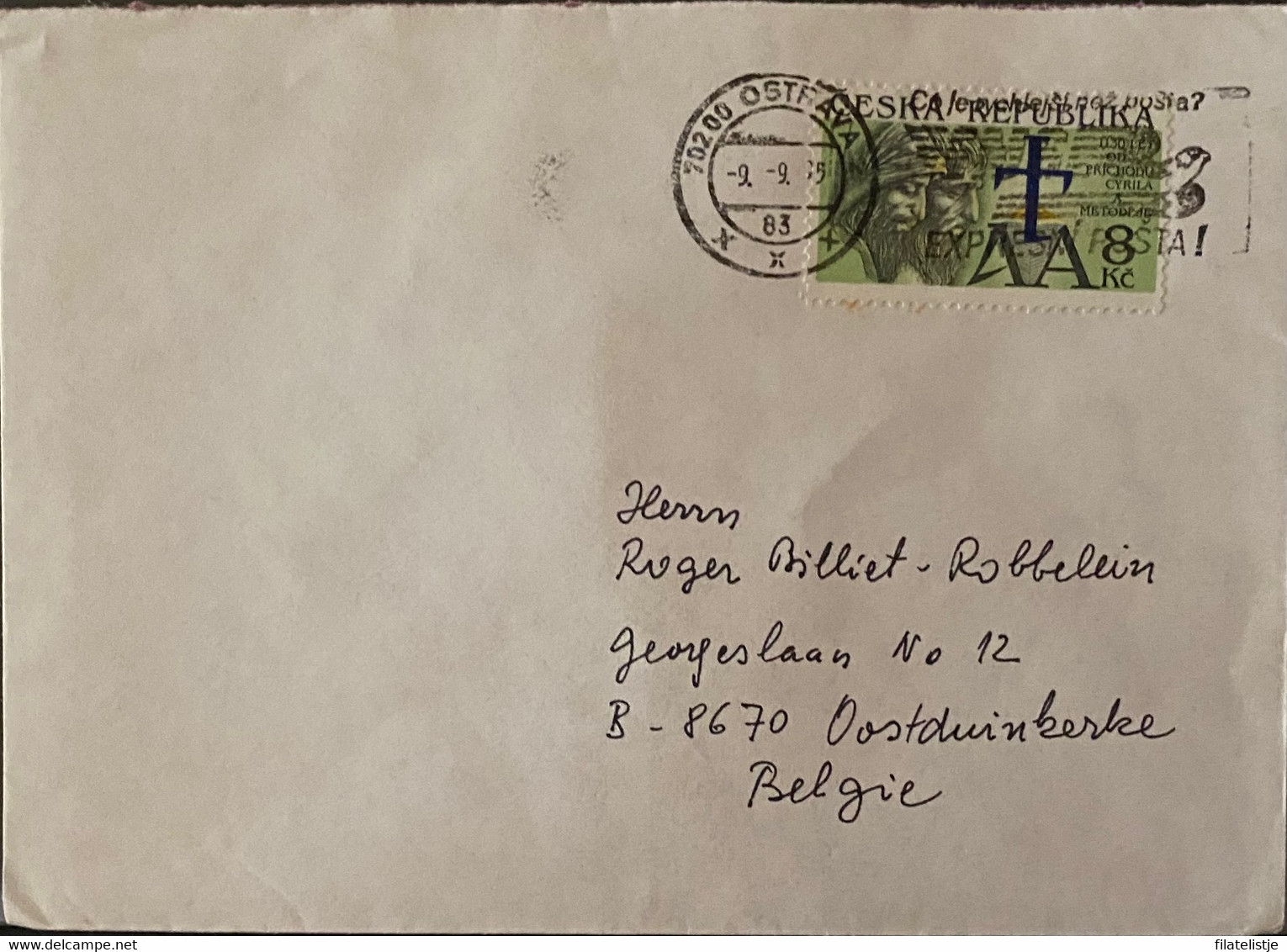 Tsjechië Republiek Omslag - Enveloppes