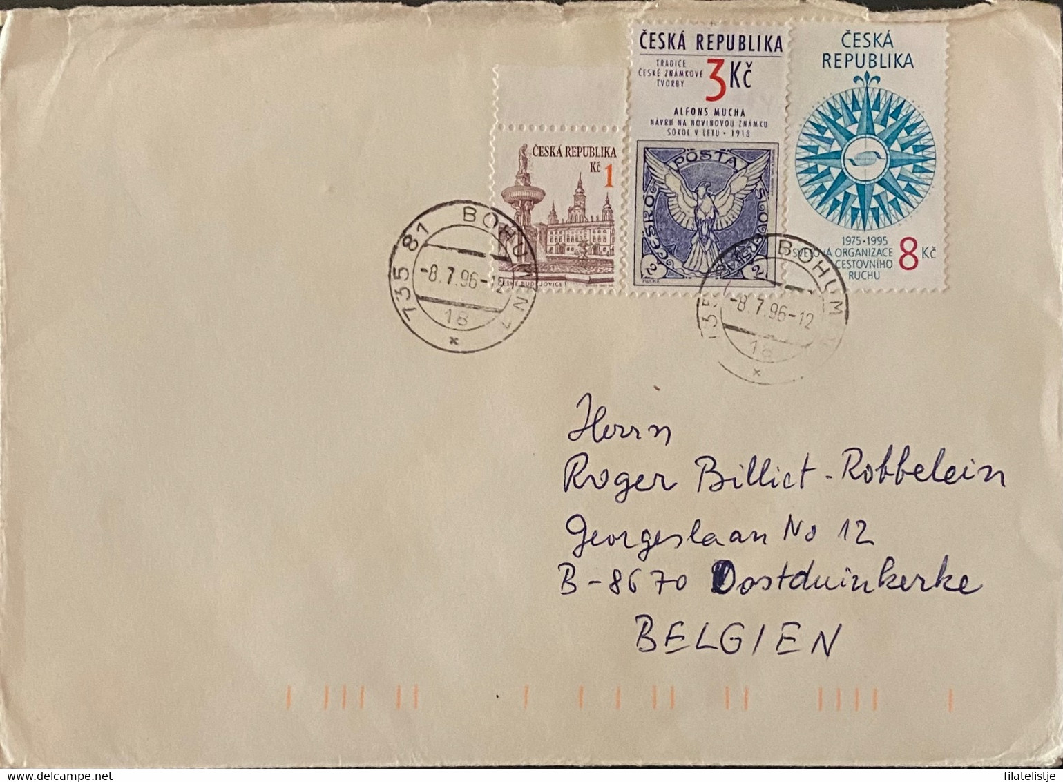 Tsjechië Republiek Omslag - Enveloppes